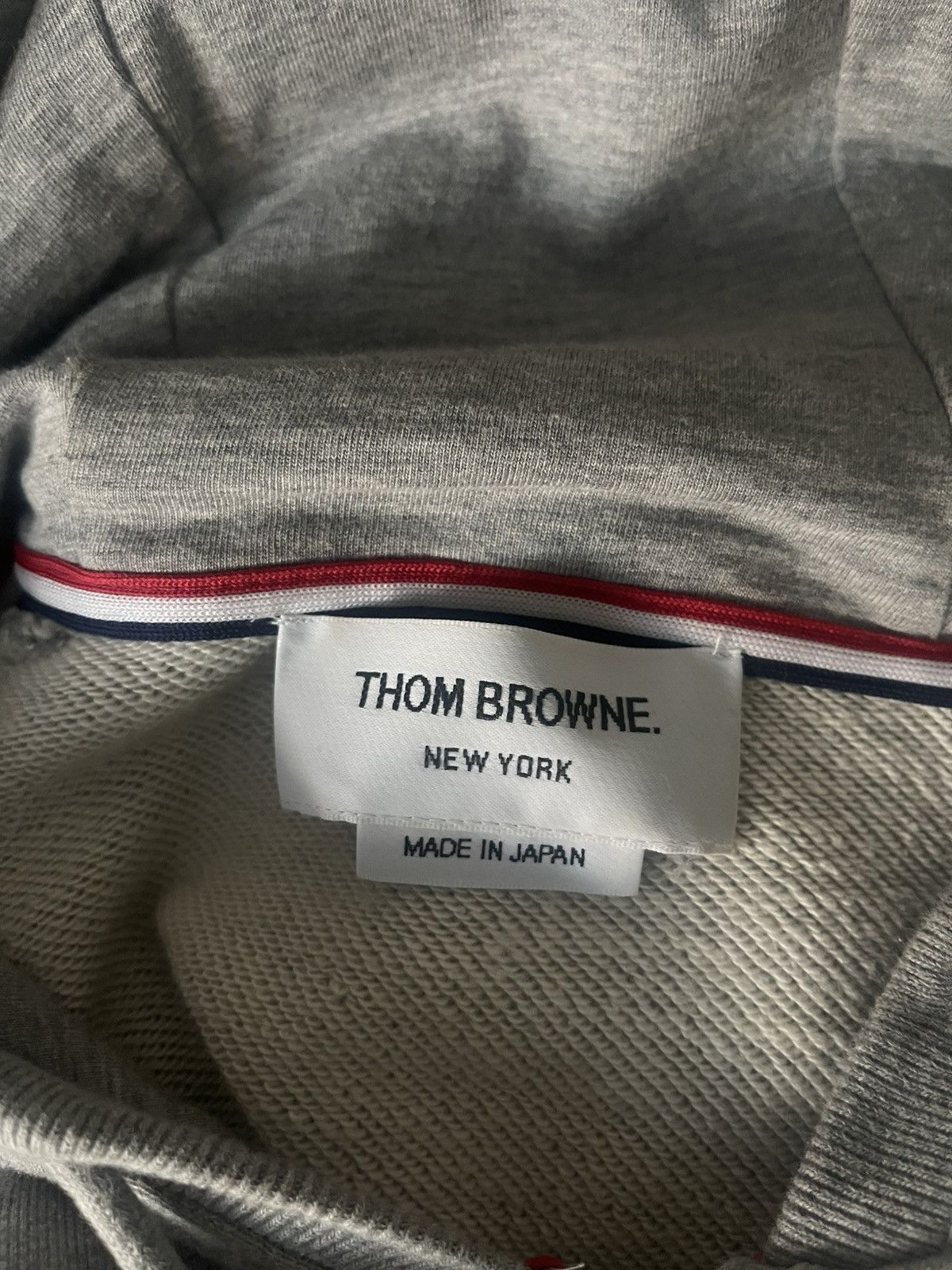 Thom Browne Grey Thom Browne Zip Up Hoodie (Retail $1,035) Size US M / EU 48-50 / 2 - 3 Thumbnail