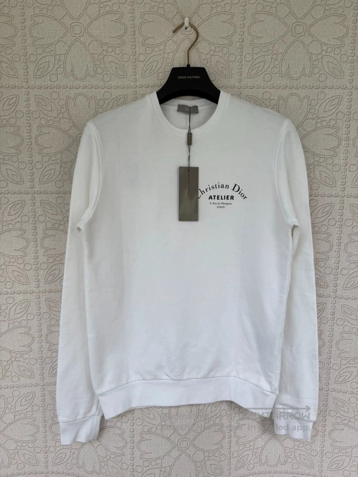 Dior dior long sleeve sweatshirt in white. Size US XS / EU 42 / 0 - 1 Thumbnail