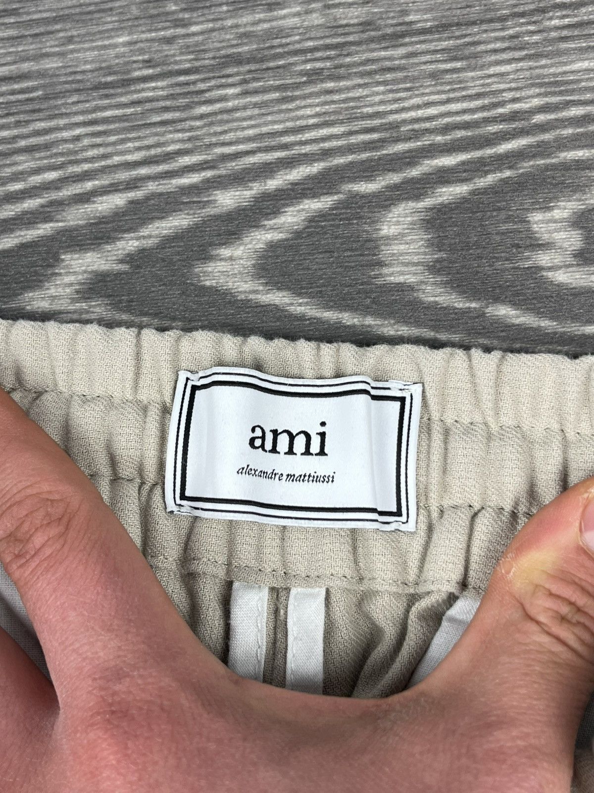 AMI AMI Paris Vintage Beige Classic Trousers Chino Pants Size US 29 - 3 Thumbnail