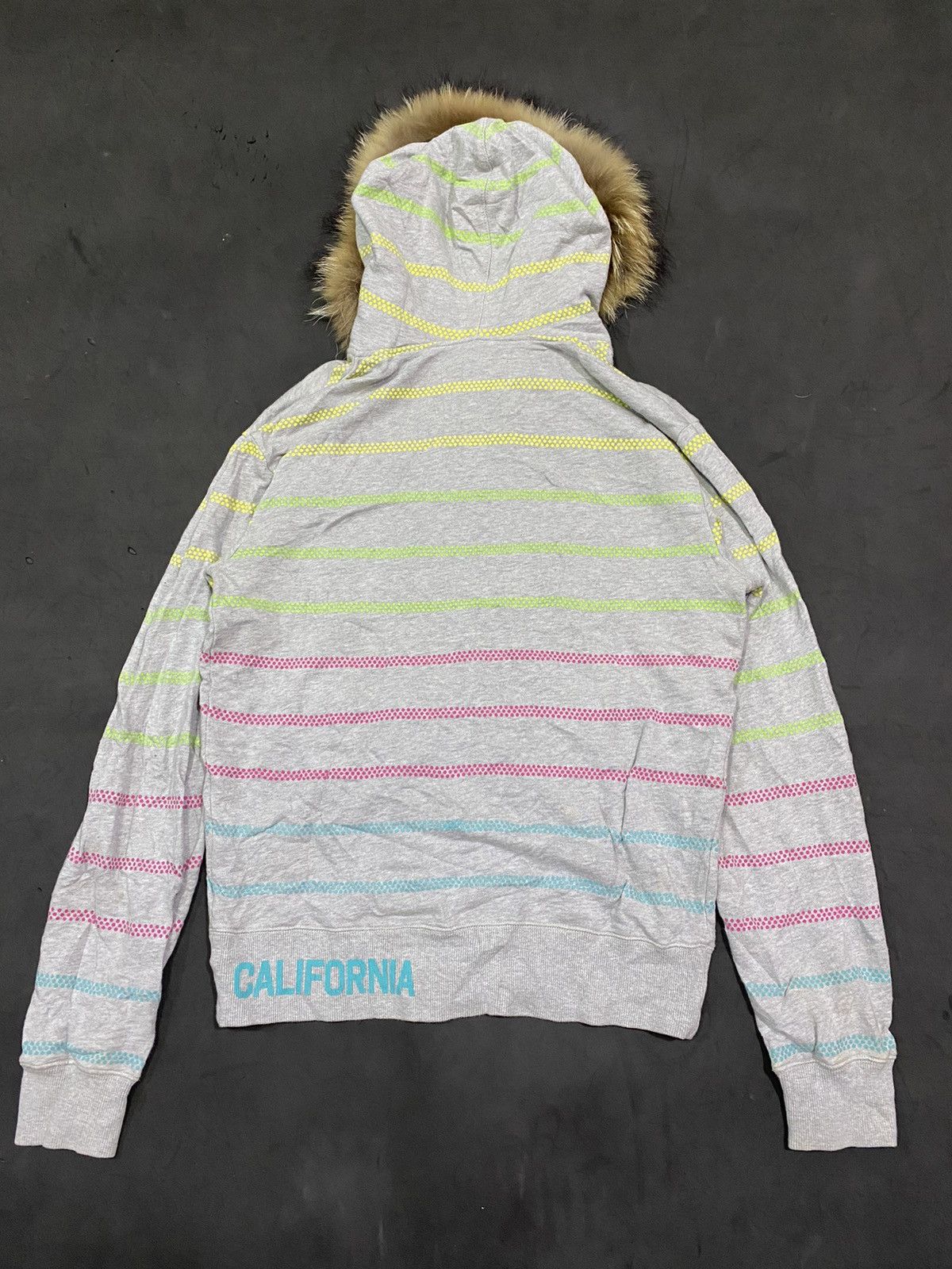 14th Addiction 💸BINDINGOFFER💸OPacific Striped Furhoodie Lgb Ifsixwasnine Size US L / EU 52-54 / 3 - 4 Thumbnail