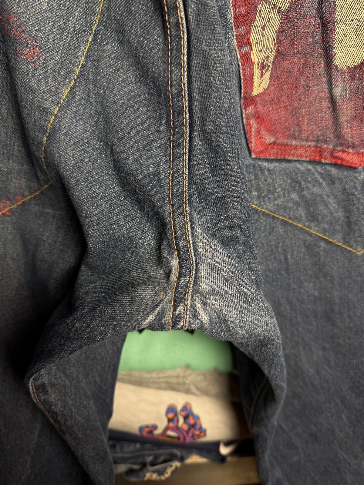Evisu × Japanese Brand × Vintage Vintage Evisu Belt Pants Japan Size US 32 / EU 48 - 6 Thumbnail