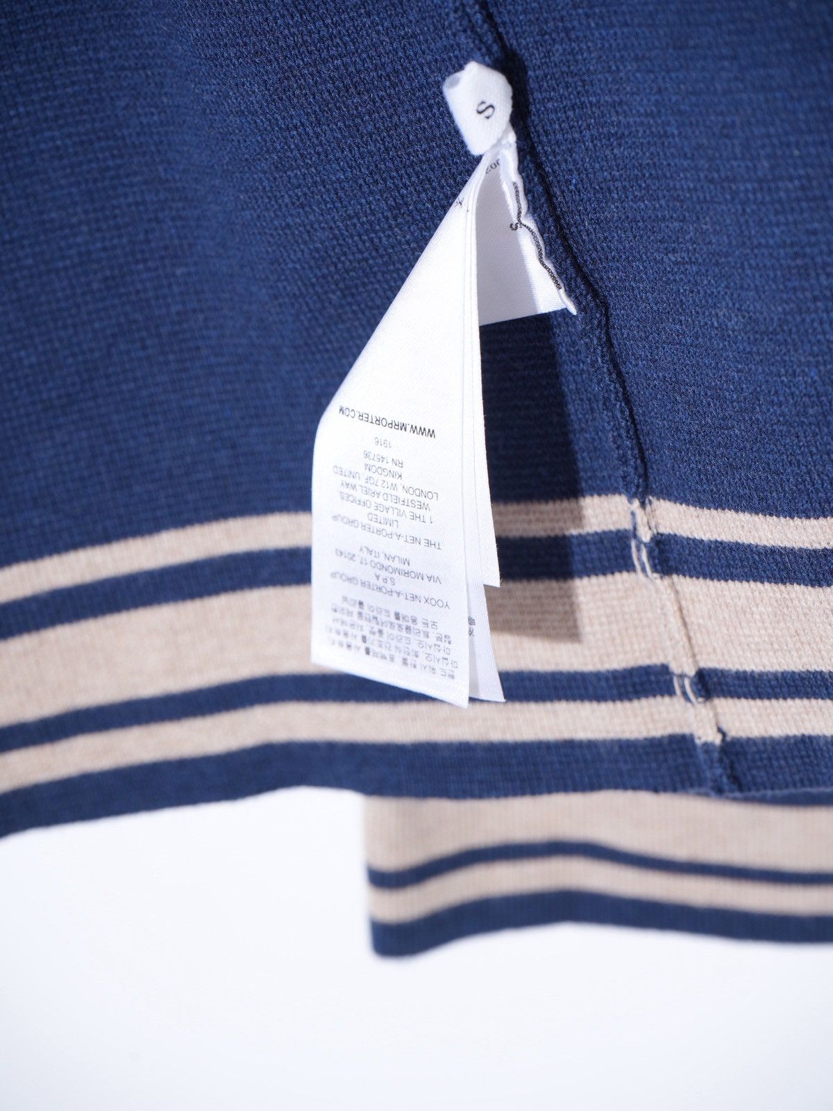 Mr P. MR P. Striped Knitted Lightweight Jacket Overshirt Size US S / EU 44-46 / 1 - 7 Thumbnail