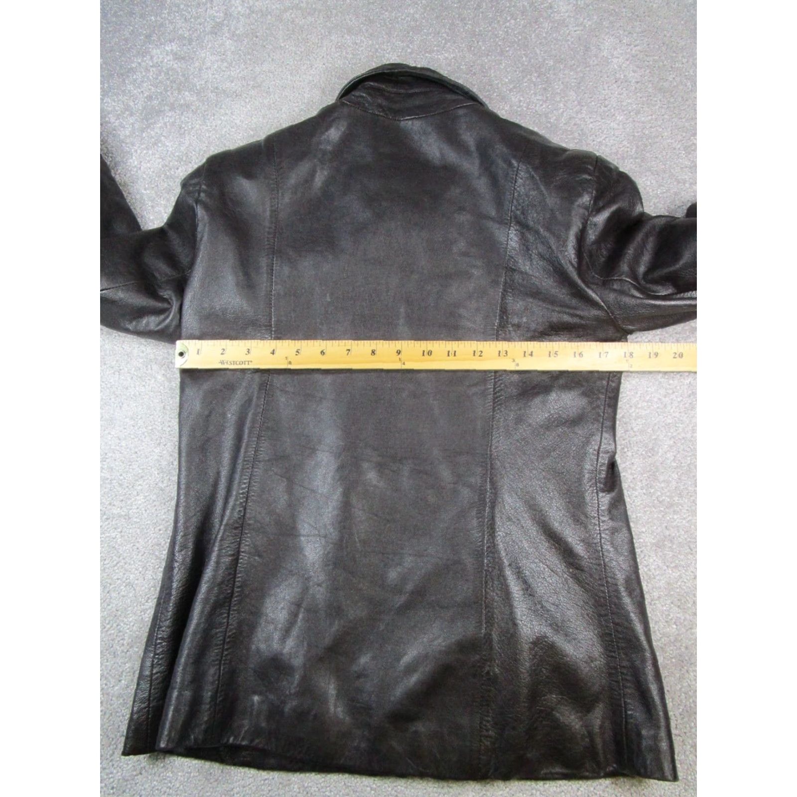 Vintage VINTAGE Frontier Leather Jacket Women's Medium Brown Full Zip 90s Y2K Size M / US 6-8 / IT 42-44 - 7 Thumbnail