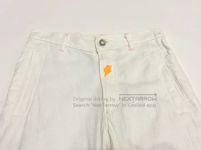 Walter Van Beirendonck Walter Van Beirendonck White pocket pants Size 22" - 5 Thumbnail
