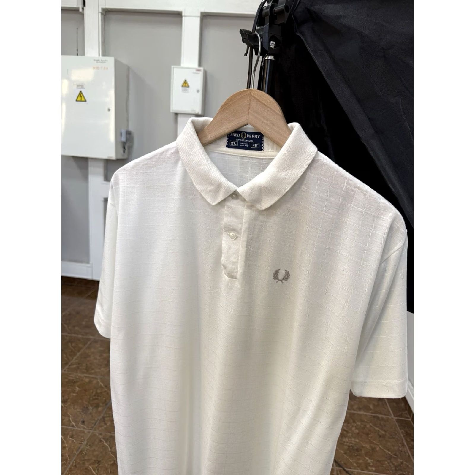 Fred Perry VINTAGE Fred Perry Tennis Polo T-Shirt Beige L Mens 80s Made in England Size L Beigh Size US L / EU 52-54 / 3 - 2 Thumbnail
