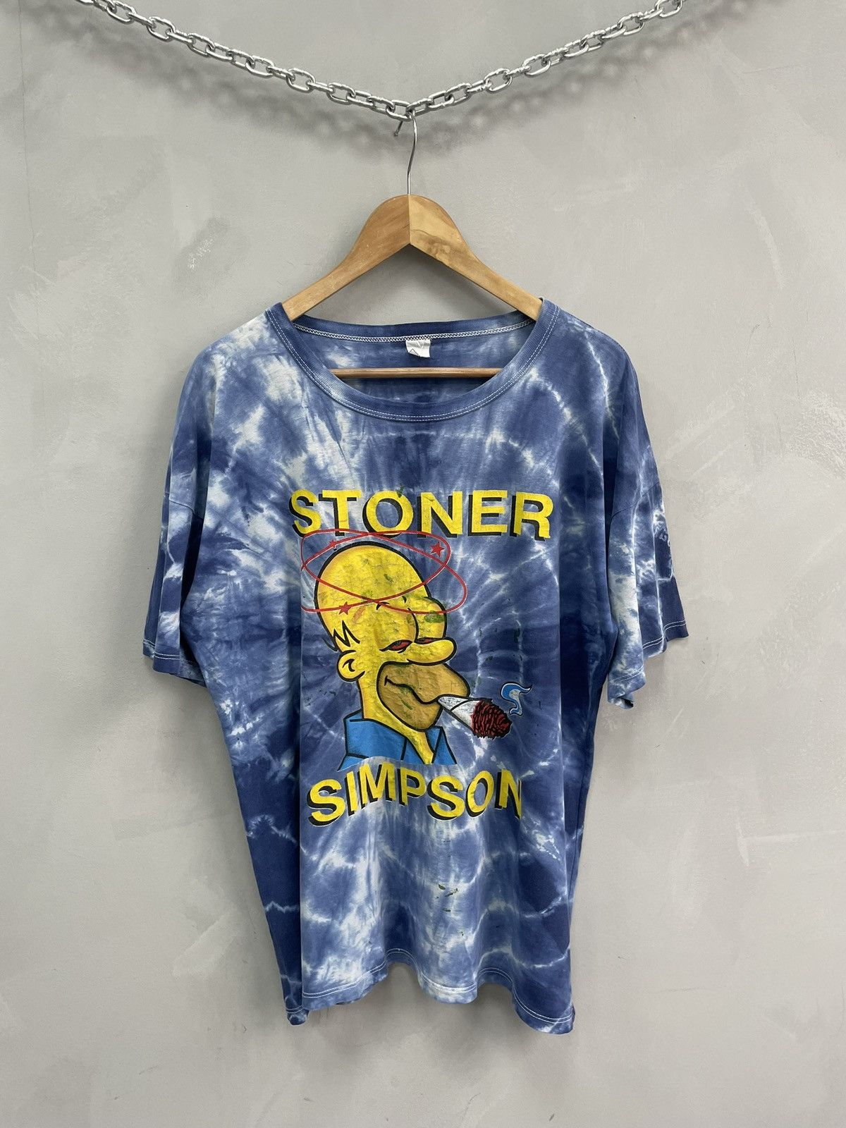 Vintage Rare stoner Simpson 90s movie t shirt rare Size US L / EU 52-54 / 3 - 1 Thumbnail