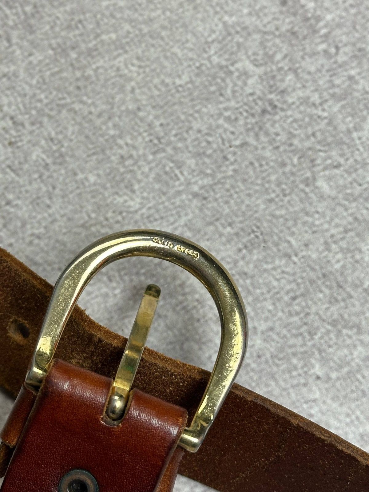 Armani Vintage Emporio Armani Y2K Leather Belt Rare Os Size ONE SIZE - 5 Thumbnail