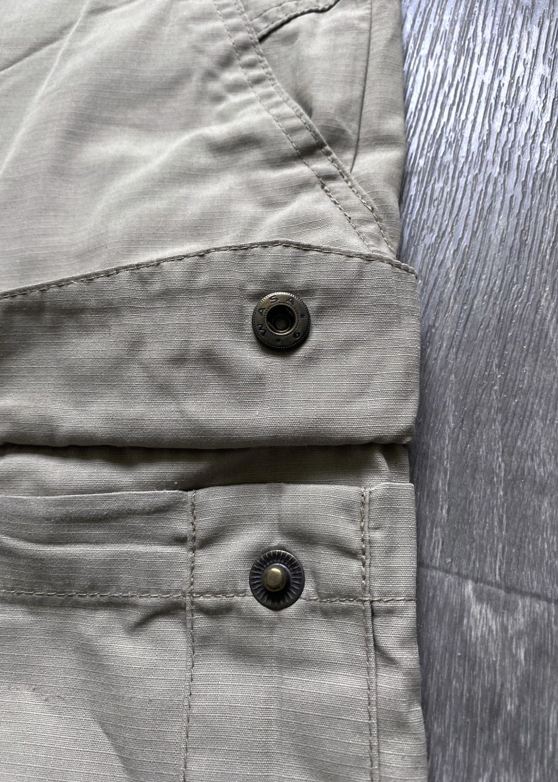 Fjallraven Fjallraven G-1000 Durban Cargo Combat Waterproof Wax Shorts Size US 34 / EU 50 - 6 Thumbnail