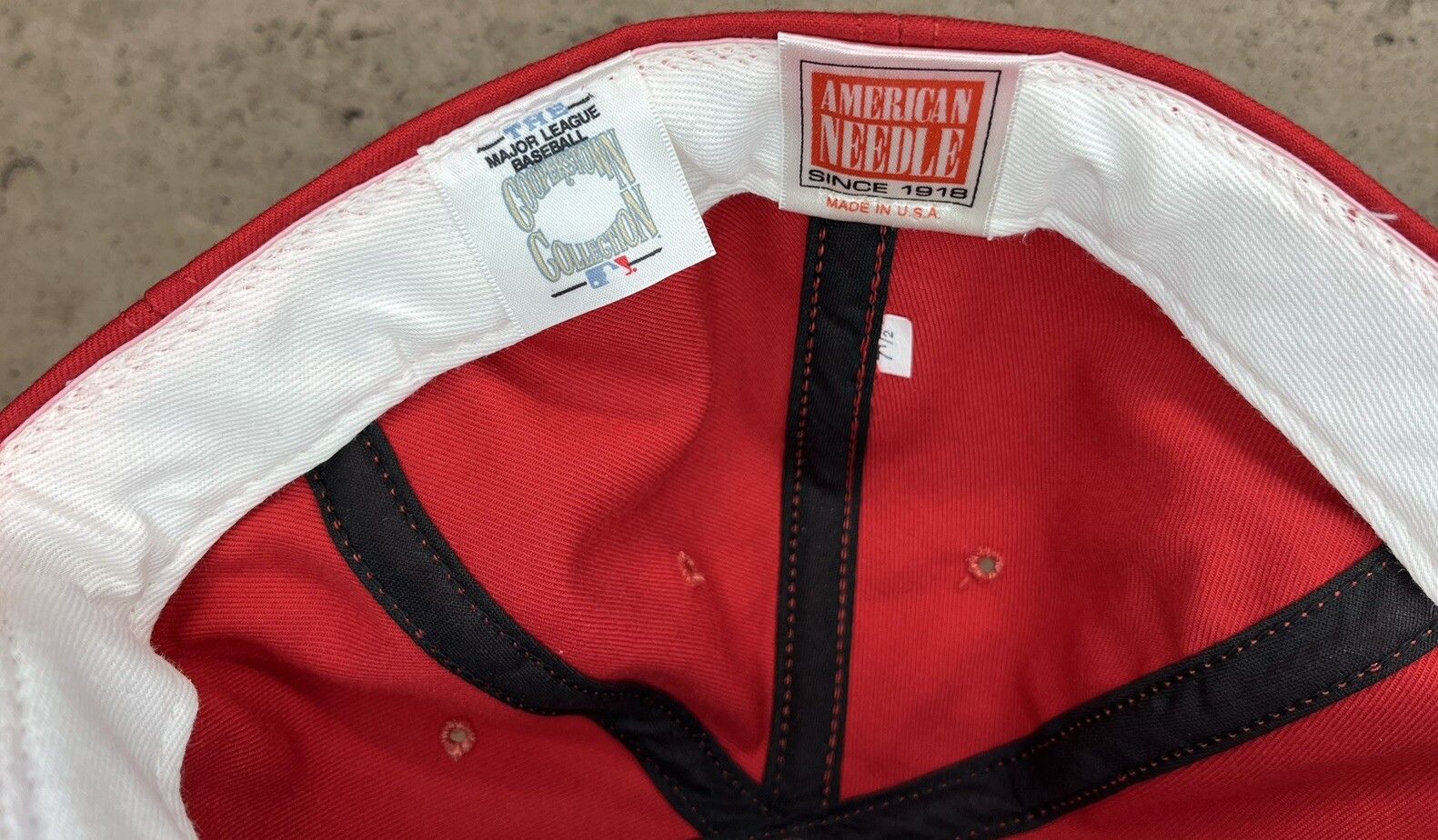 MLB Vintage NWT Boston Red Sox Cooperstown Collection Size 7 ½ Size ONE SIZE - 6 Thumbnail