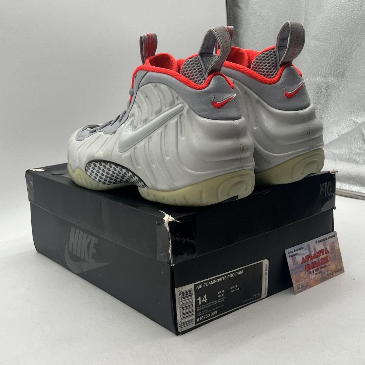Nike Air Foamposite pro pure platinum Size US 14 / EU 47 - 4 Thumbnail