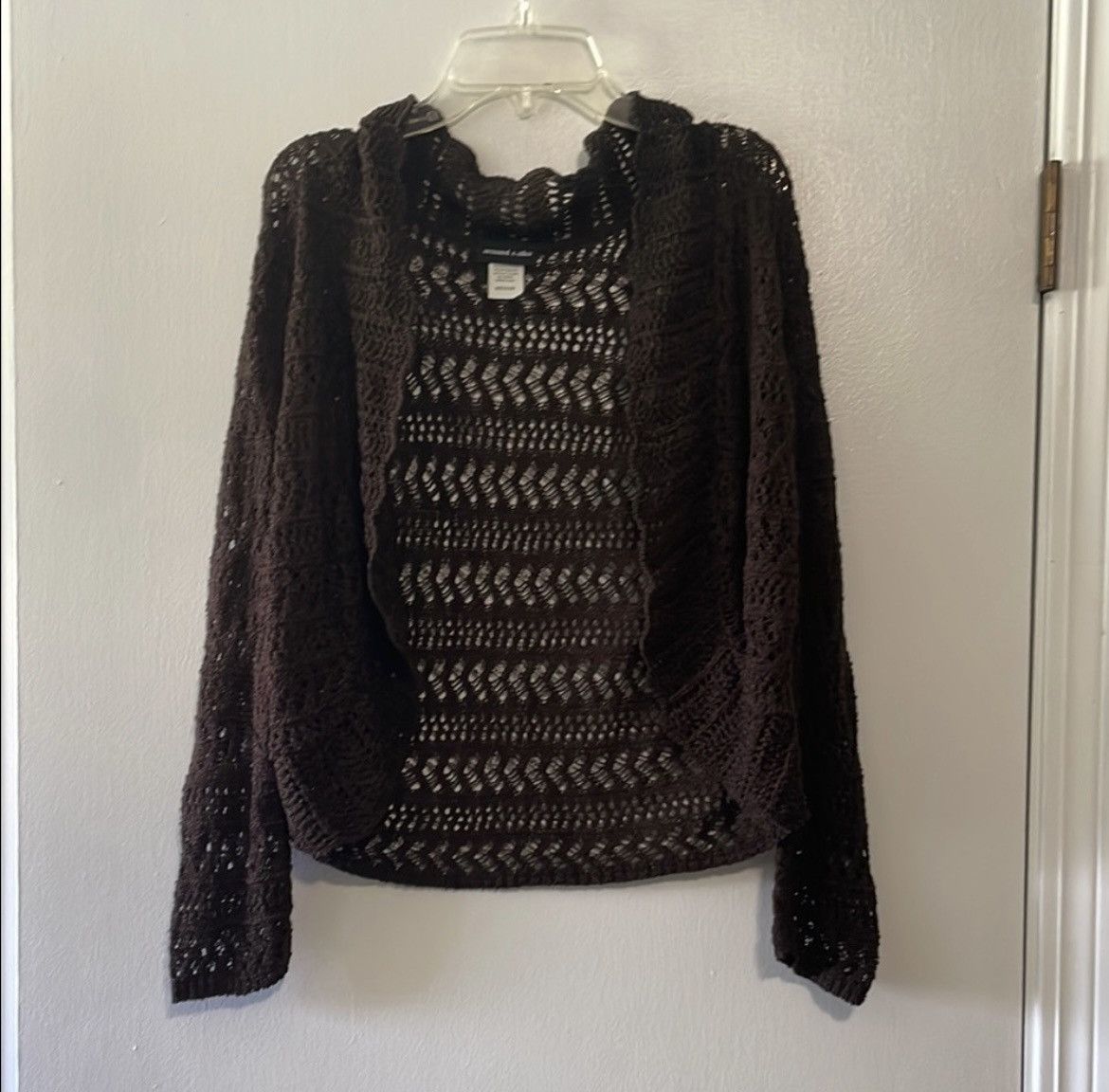 Other Armand & Alba Brown Open Weave Cardigan Size M / US 6-8 / IT 42-44 - 1 Thumbnail