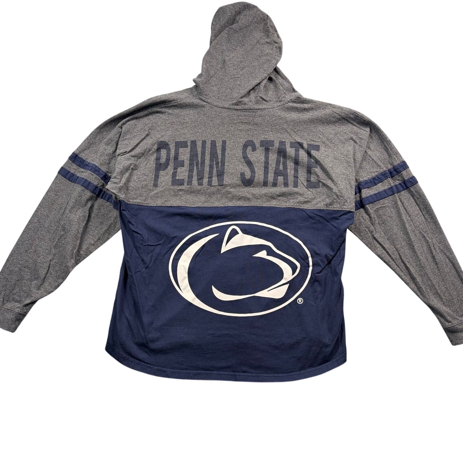 NCAA × Vintage Women's Penn State Hooded Long Sleeve Shirt XL PSU Hoodie Size XL / US 12-14 / IT 48-50 - 1 Thumbnail