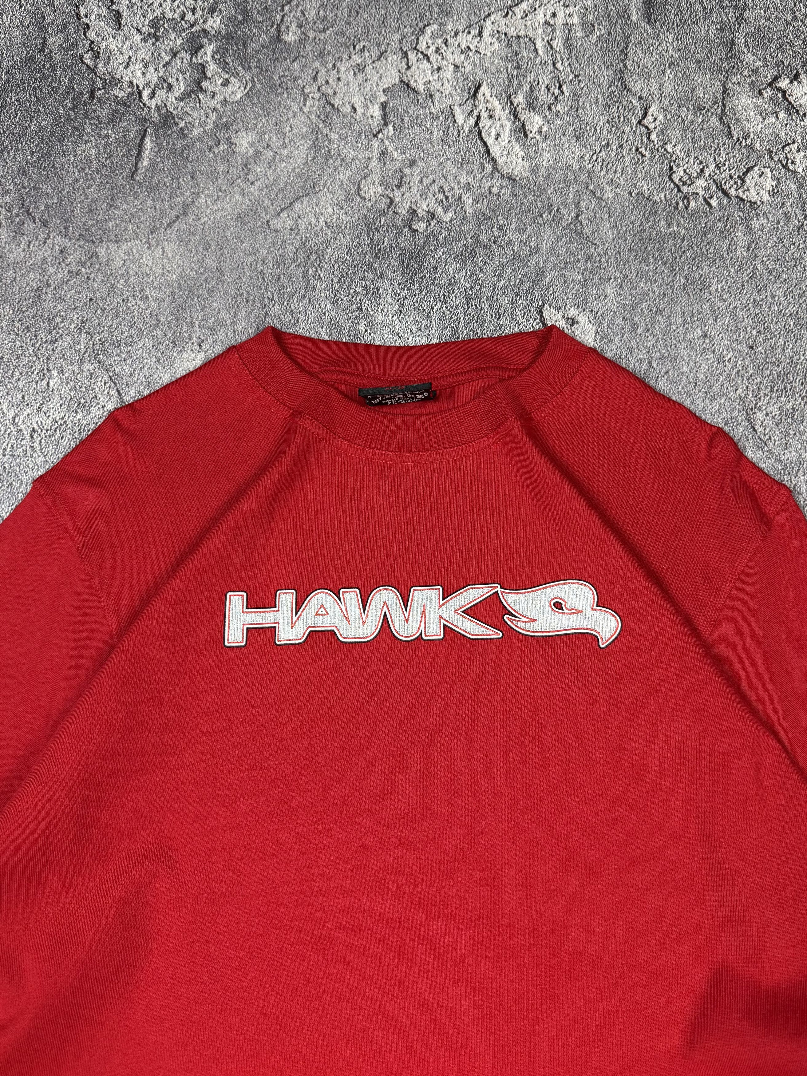 Tony Hawk Y2K Tony Hawk 2000s Red Silver Logo Longsleeve Skater Size US M / EU 48-50 / 2 - 4 Thumbnail