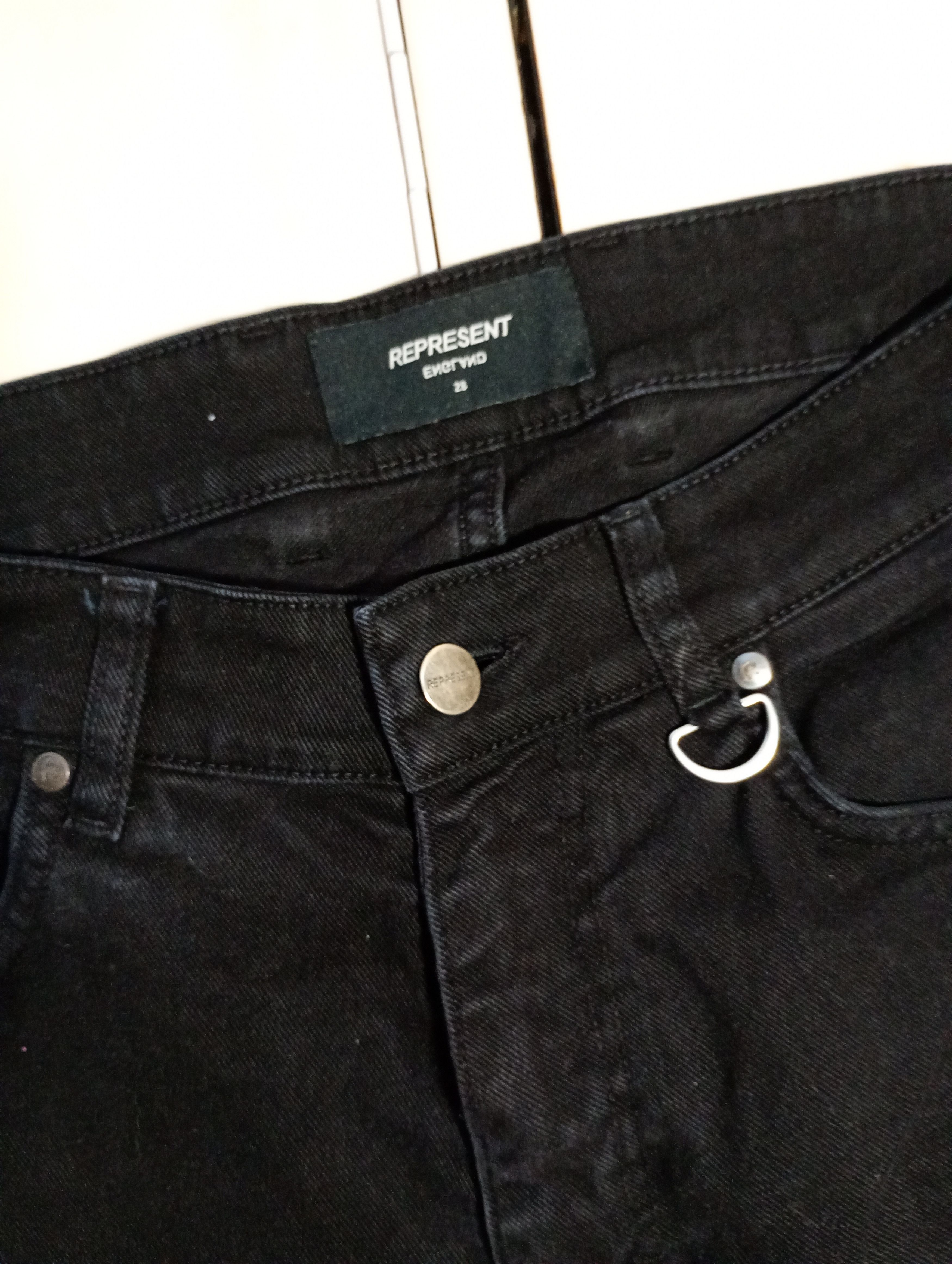Represent Clo. Represent Clo Carpenter Denim Black Jeans Size US 28 / EU 44 - 9 Thumbnail