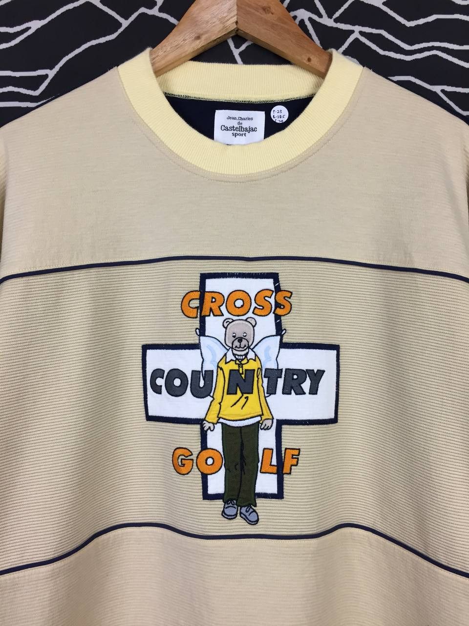 Jean Charles De Castelbajac Jean Charles De Castelbajac Cross Country Golf Sweatshirt Size US L / EU 52-54 / 3 - 3 Thumbnail