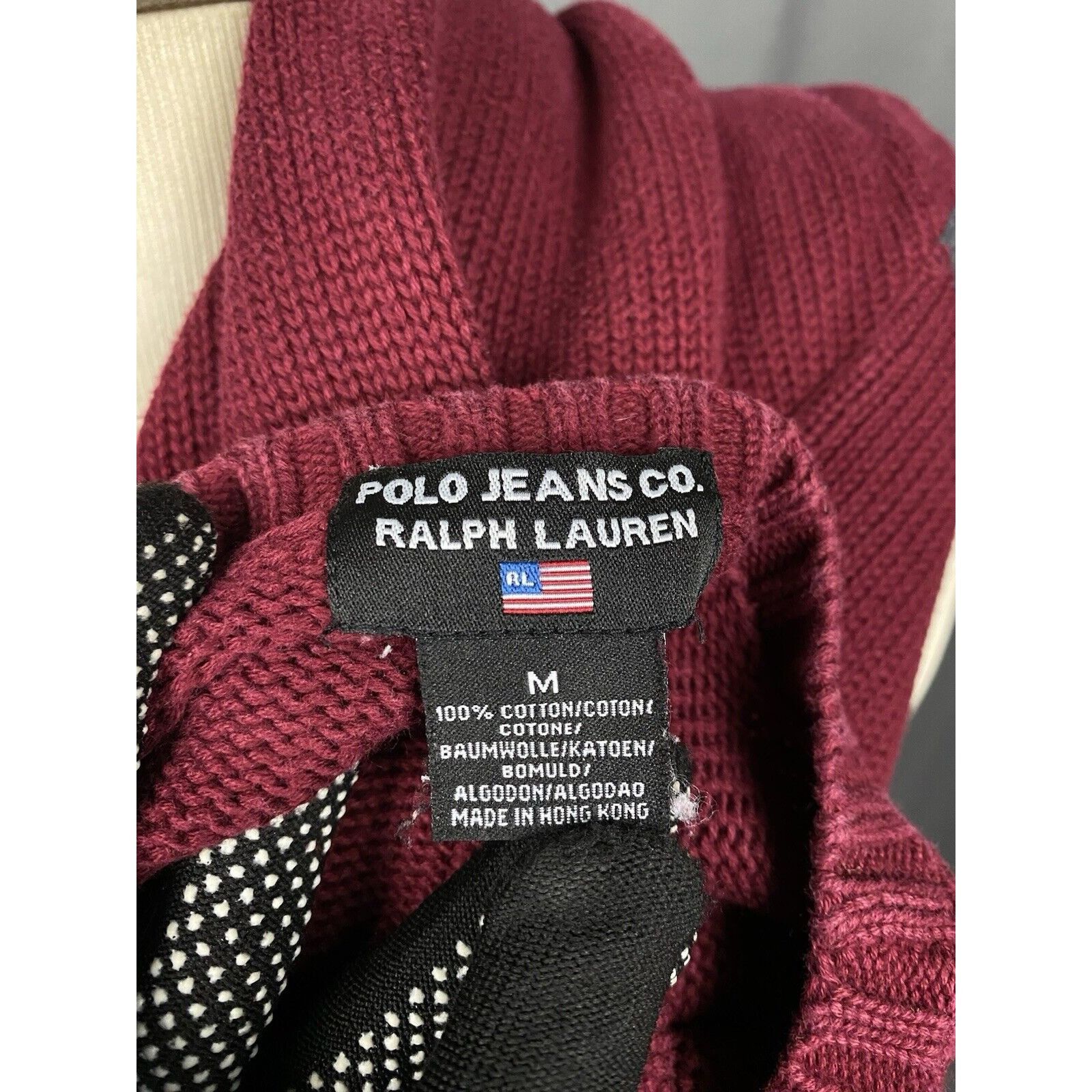 Polo Ralph Lauren Polo Ralph Lauren Big Logo Men's Red Crewneck Knitted Sweate Size US M / EU 48-50 / 2 - 10 Thumbnail
