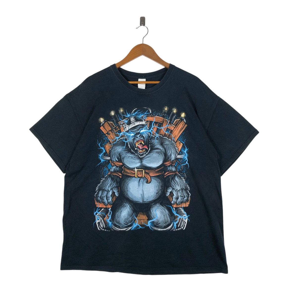 Band Tees × Rap Tees GORILLA VOLTAGE Hip Hop and Rap Music T-Shirt Size US XL / EU 56 / 4 - 1 Thumbnail