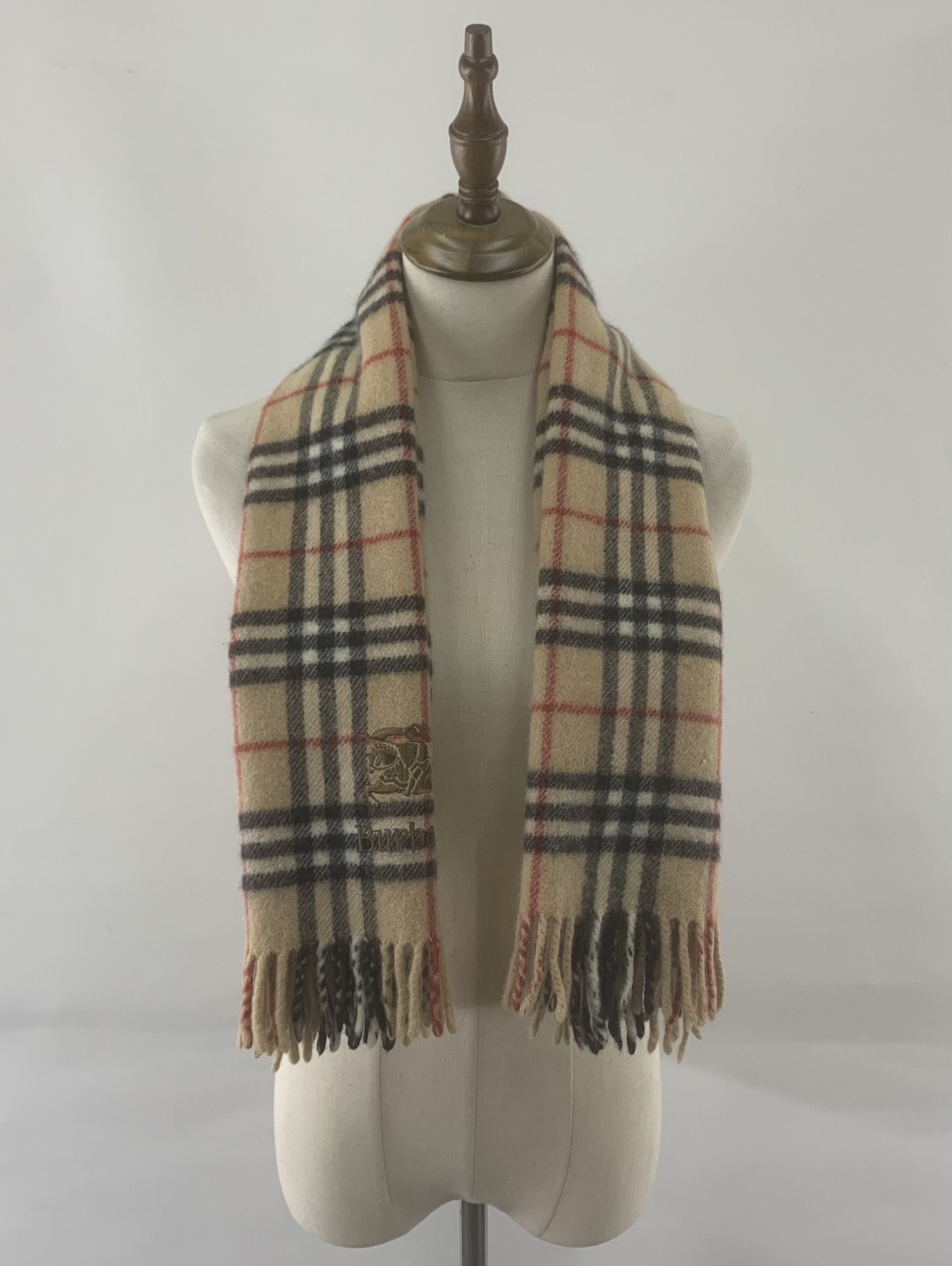 Burberry Burberry Scarf Wool Muffler Neck Wrap BL9278 Size ONE SIZE - 1 Thumbnail