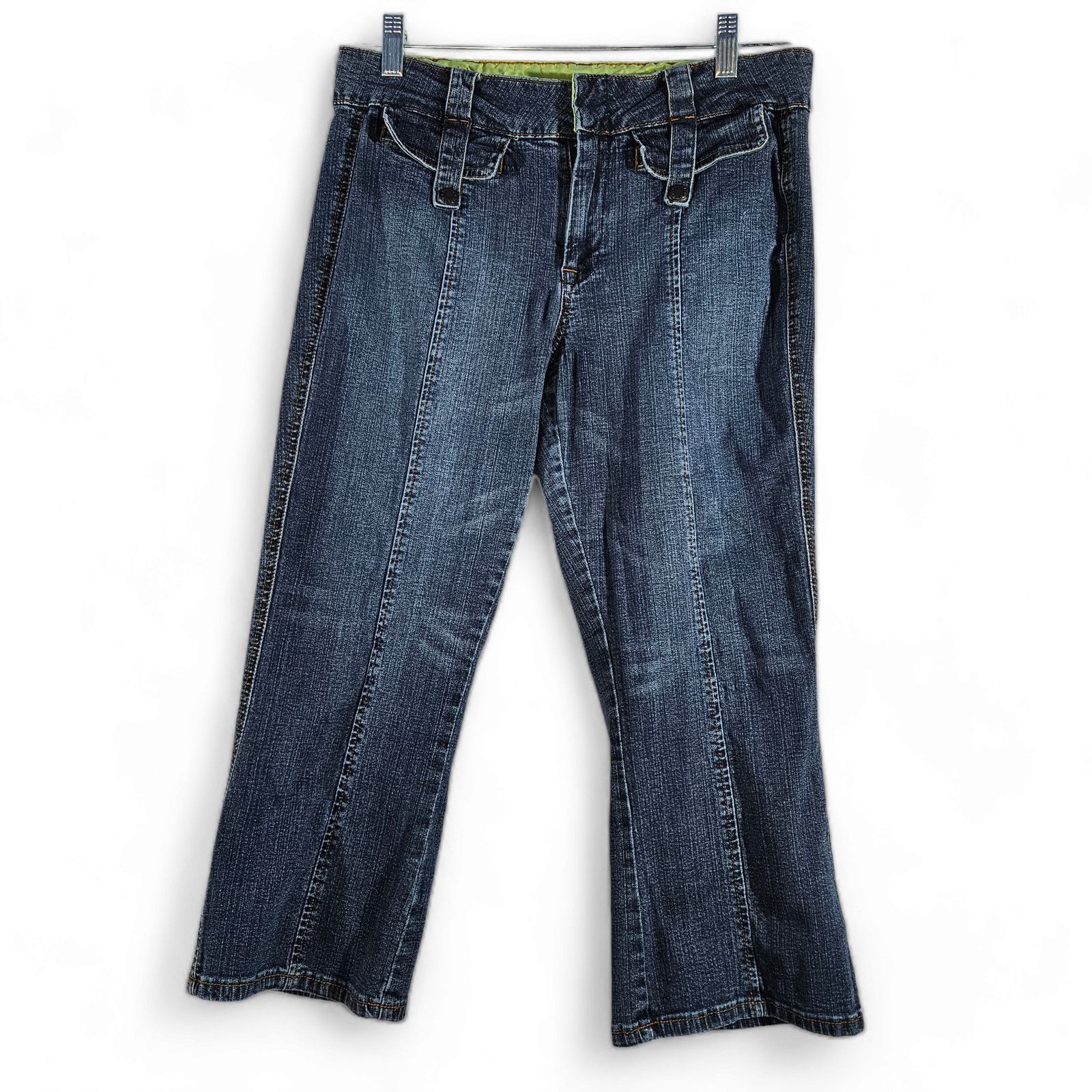 Other VTG Mixit Cropped Jeans Sz. 10 Reg x 21 Dark Wash Denim Size 32" / US 10 / IT 46 - 2 Thumbnail