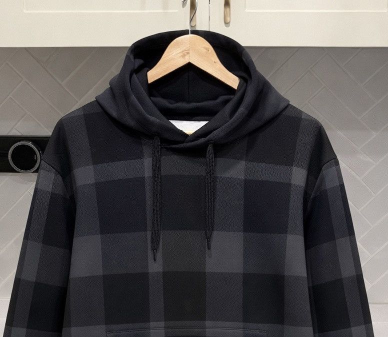 Burberry BURBERRY BLACK LABEL CRESTBRIDGE Black Checked Hoodie Size US L / EU 52-54 / 3 - 3 Thumbnail