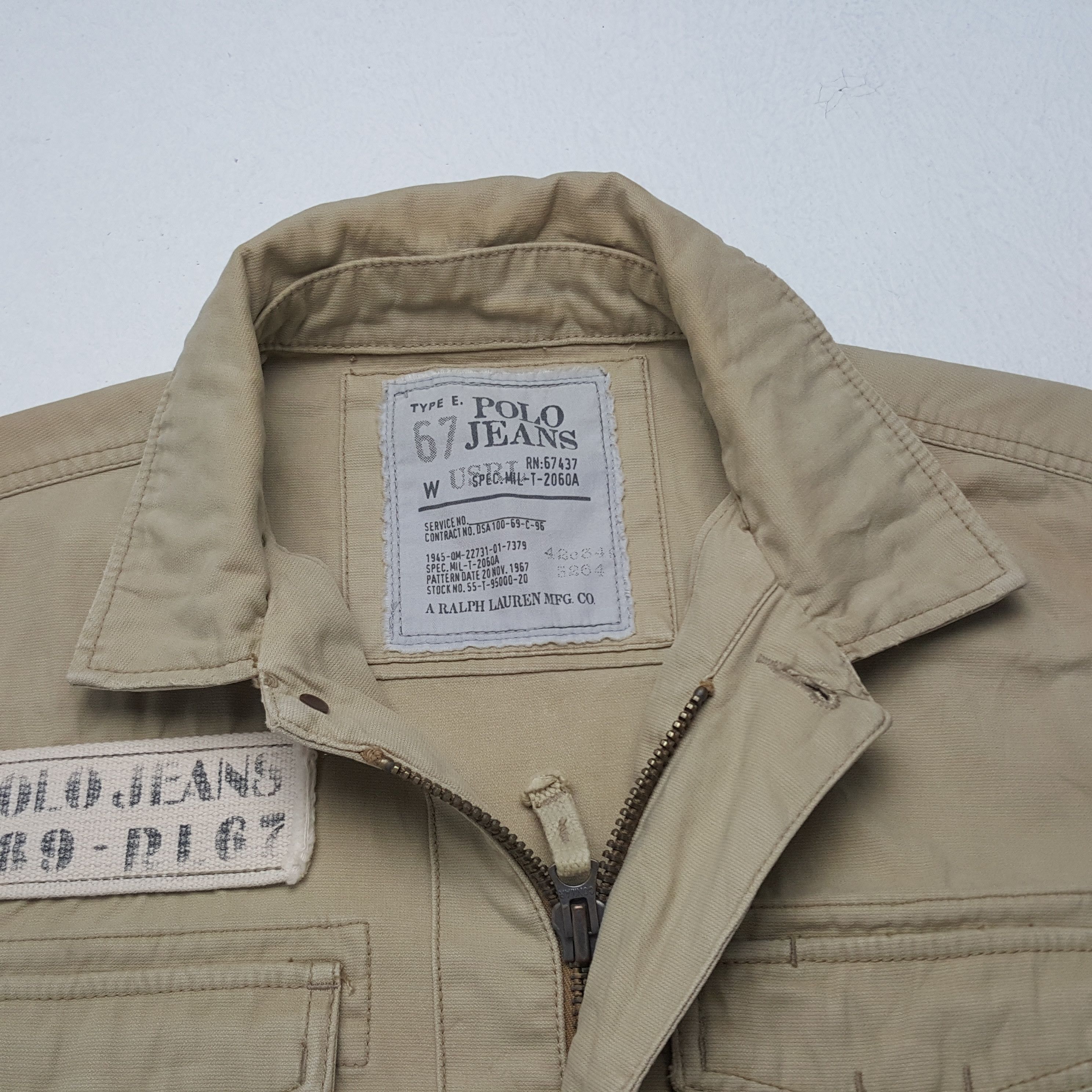 Vintage Vintage Polo Jeans Worker Military Style Jacket Size US M / EU 48-50 / 2 - 4 Thumbnail