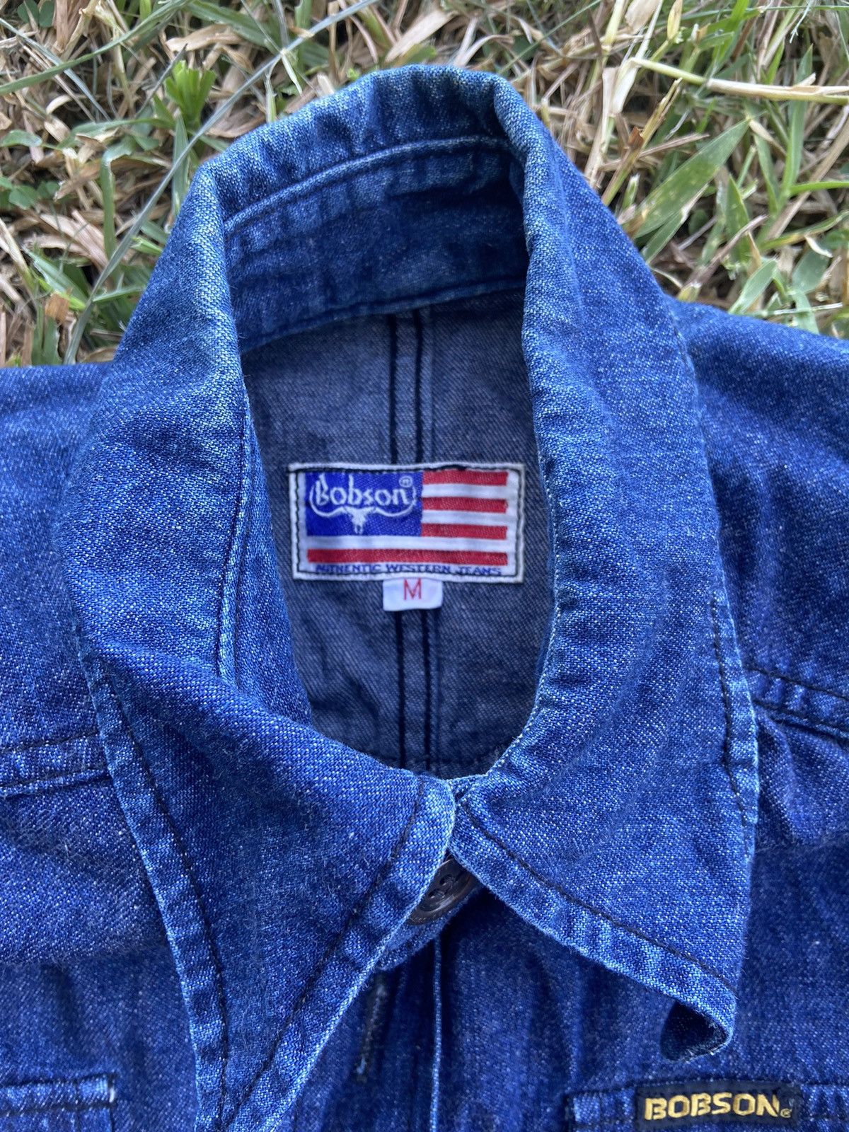 Denim & Supply Ralph Lauren × Vintage Bobson denim Jacket parka western style Size M / US 6-8 / IT 42-44 - 7 Thumbnail