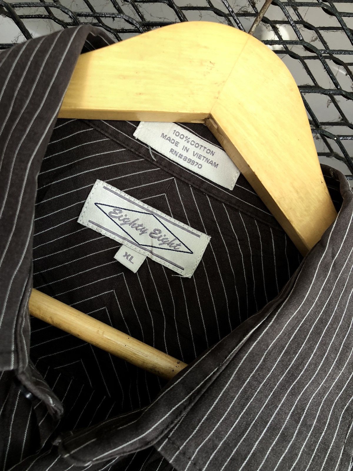 Japanese Brand EIGHTY EIGHT LONG SLEEVE BUTTON SHIRT CHROMEHEARTSTYLE Size US XL / EU 56 / 4 - 4 Thumbnail