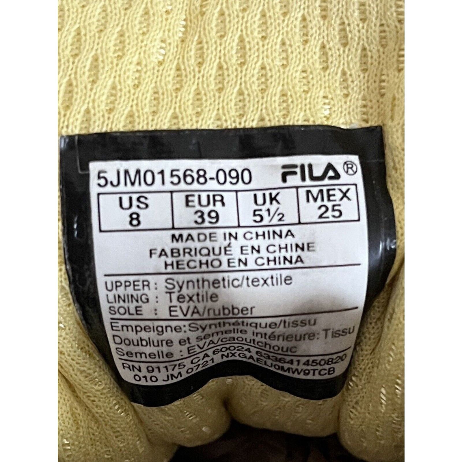 Fila FILA Evergrand TR 21.5 Womens Trail Run Sz 8 Gray Sneaker Size US 8 / IT 38 - 9 Thumbnail