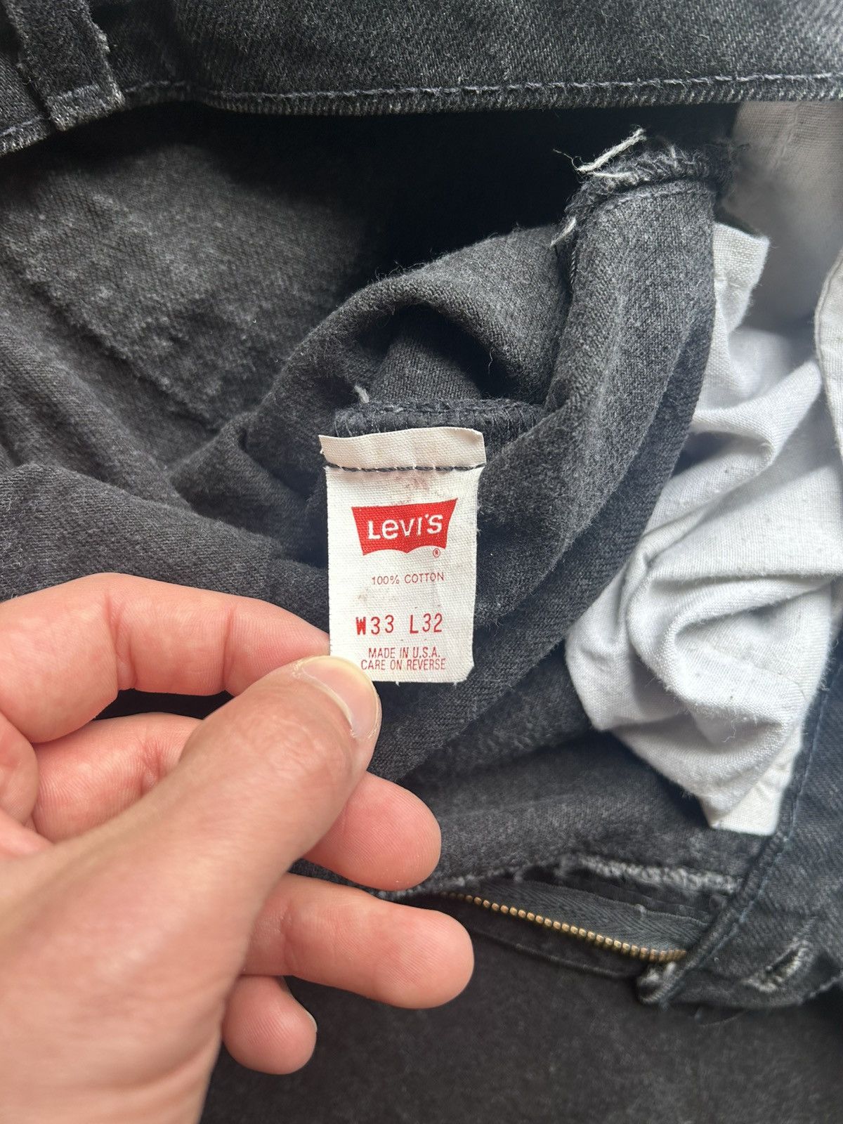 Levi's Vintage Early 1990s 505 Dark Wash Levi’s Size US 33 - 7 Thumbnail