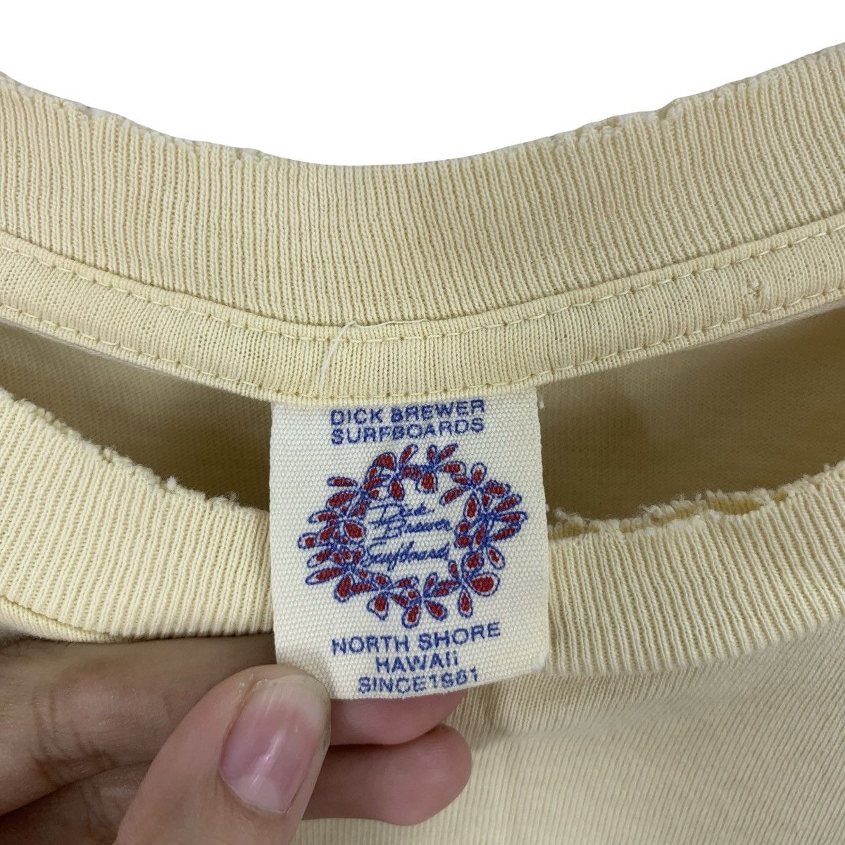 Vintage Vintage DICK BREWER Surfboards North Shore Hawaii Since Size US M / EU 48-50 / 2 - 8 Thumbnail