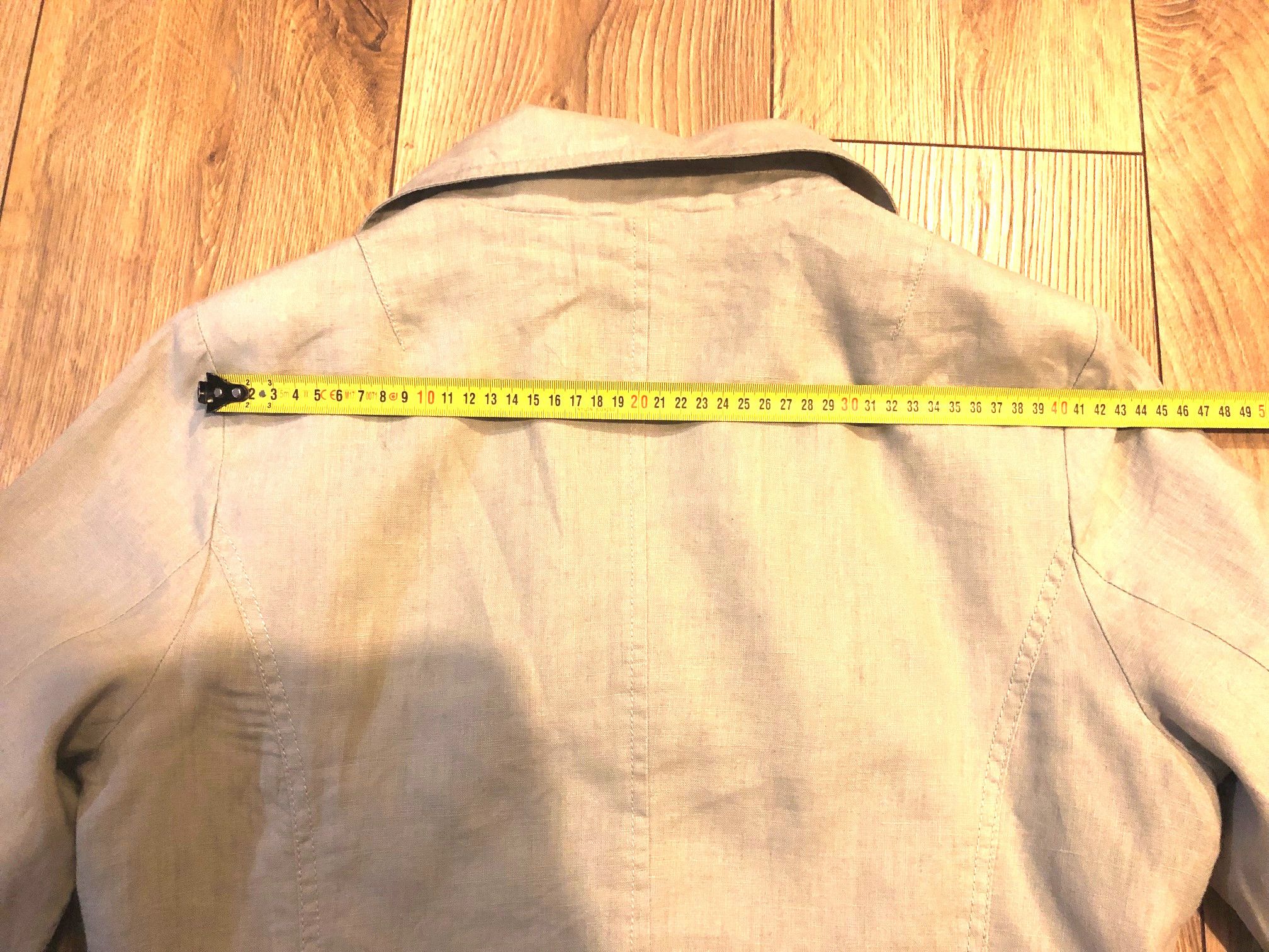 Vintage Women's linen jacket, size 42, cream Size XL / US 12-14 / IT 48-50 - 13 Thumbnail