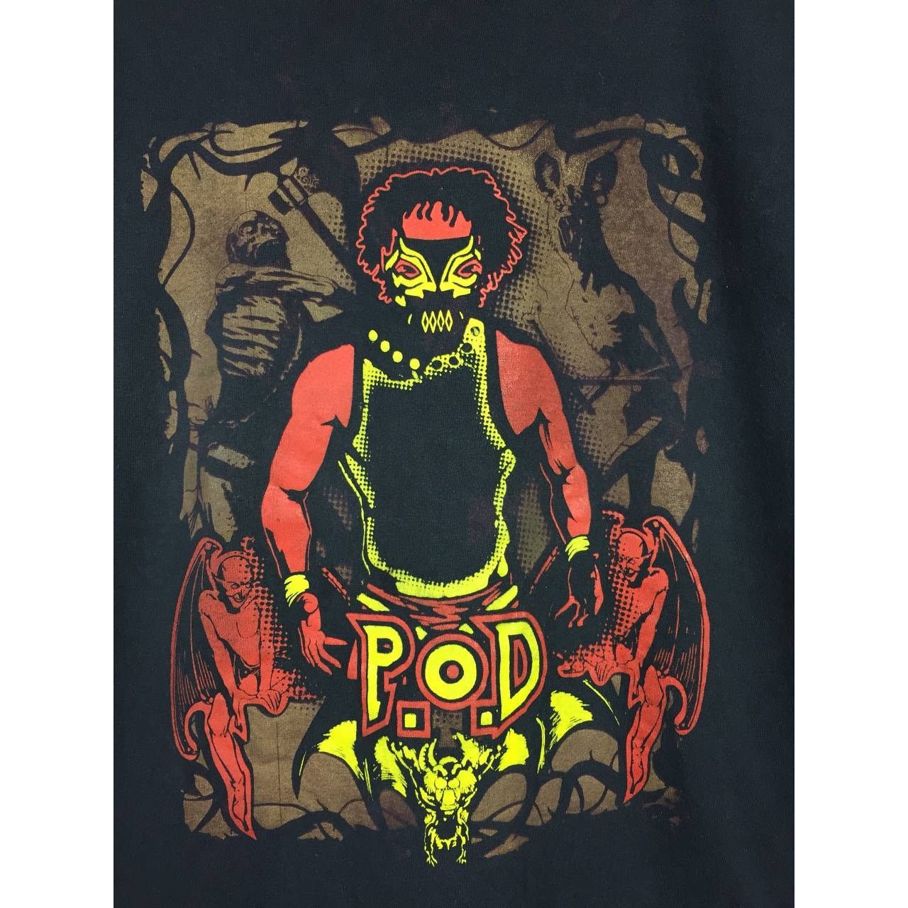 Mexicana × Vintage × WWE Vtg Mexican Wrestlers Prince Of Darkness P.O.D Wrestling Tee Size US M / EU 48-50 / 2 - 4 Thumbnail