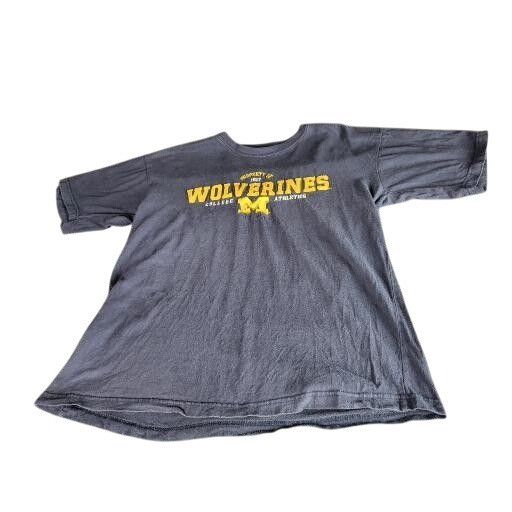 NCAA Michigan Wolverines NCAA Tshirt Men Sz M Blue Yellow College Size US M / EU 48-50 / 2 - 1 Thumbnail