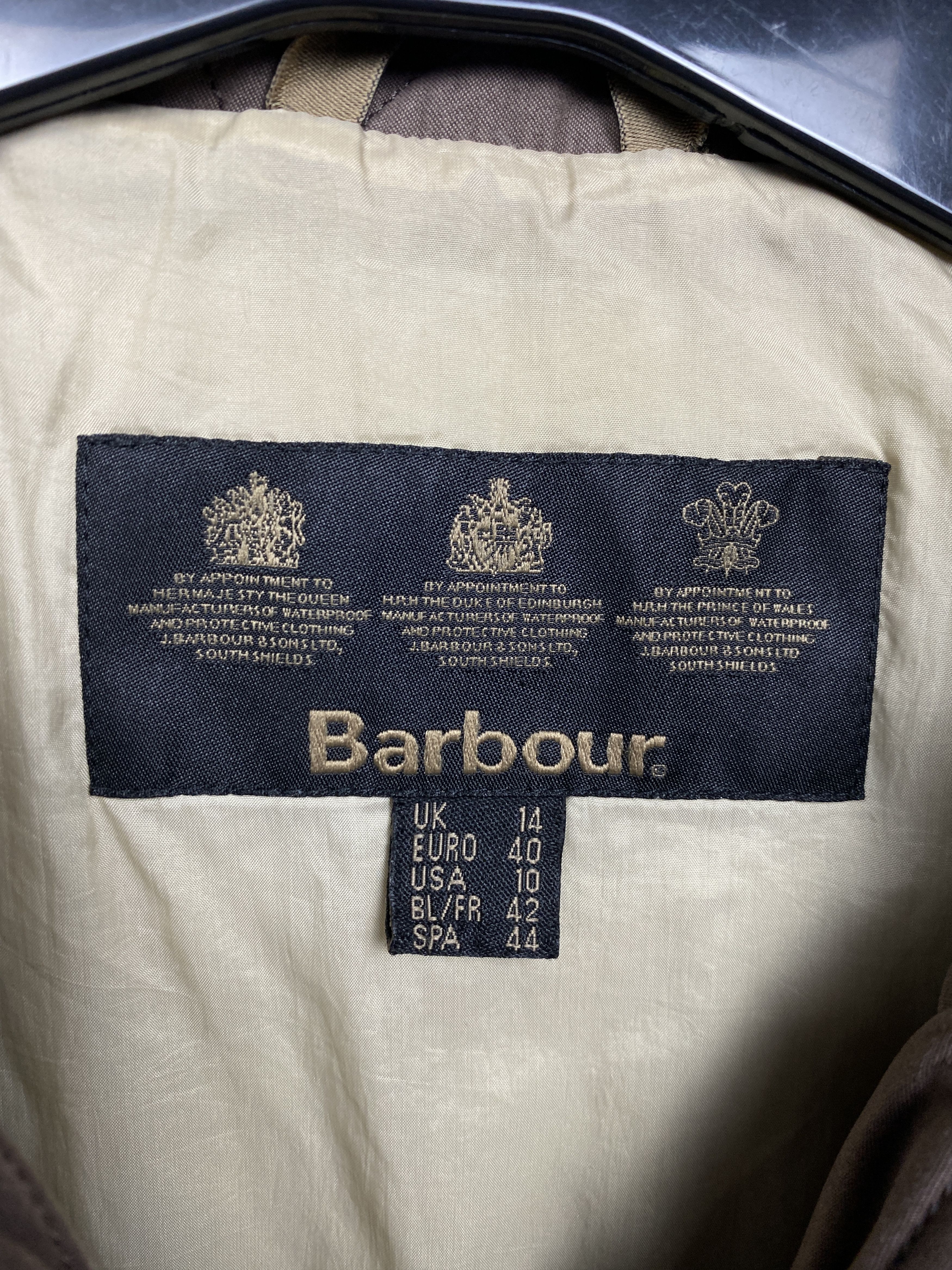 Barbour Barbour Vintage Womens Shaped M'Fibre Short Quilted Jacket Size L / US 10 / IT 46 - 3 Thumbnail