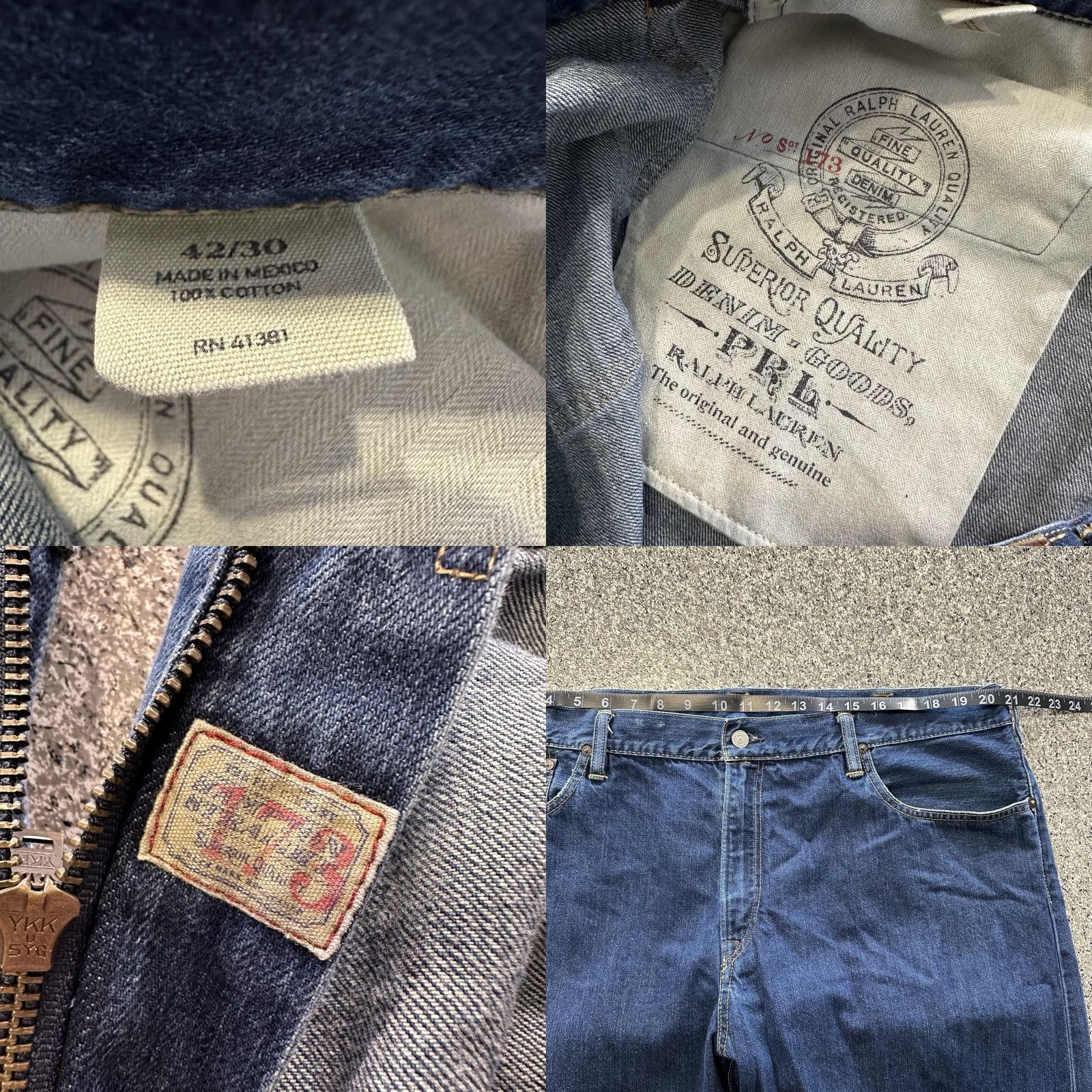 Polo Ralph Lauren Polo Ralph Lauren Jeans Jeans Hampton Straight 42x30 Blue Denim Cotton Polo Ralph Lauren Hampton Straight 42 Mens Blue Denim Cotton Jeans Size US XL / EU 56 / 4 - 8 Thumbnail
