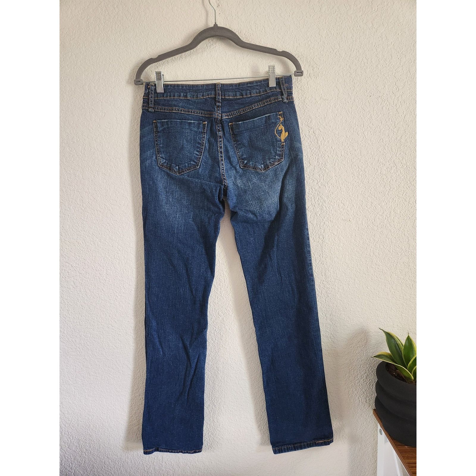 Phat Farm Y2k Phat Farms Silver Label Dark Wash Low Rise Jeans-9w Size 30" / US 8 / IT 44 - 4 Thumbnail