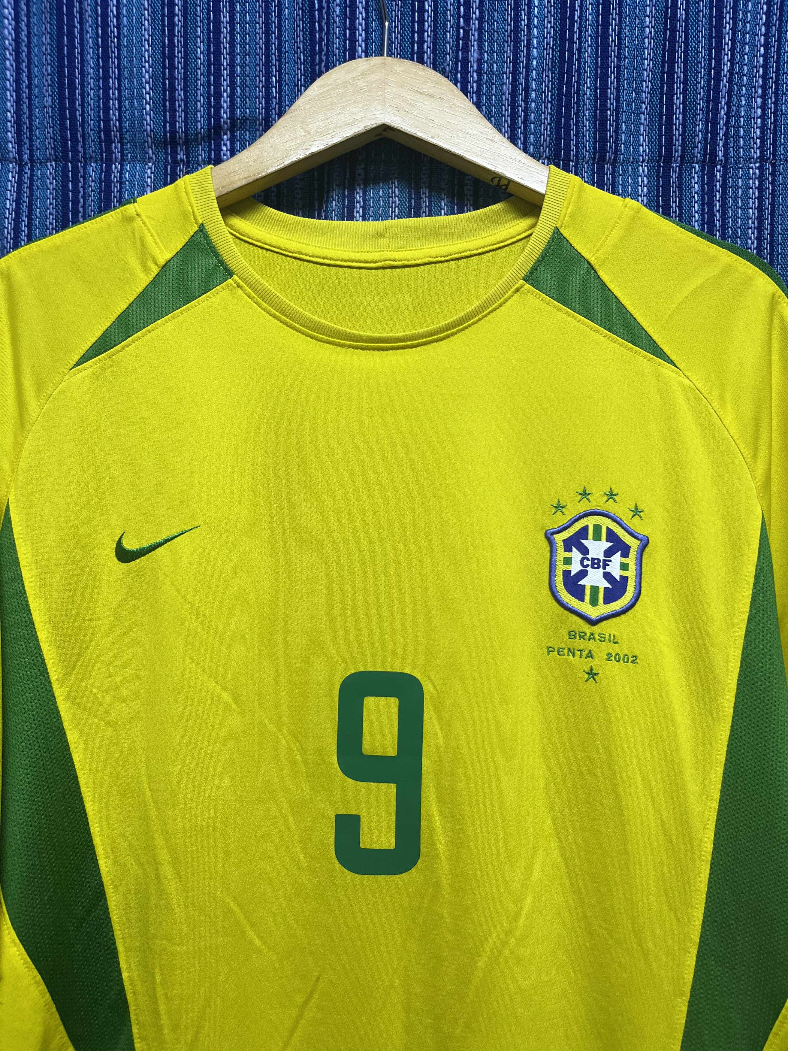 Other Jersey Vintage Brazil 2002 World Cup Home Shirt Original Size US XL / EU 56 / 4 - 9 Thumbnail