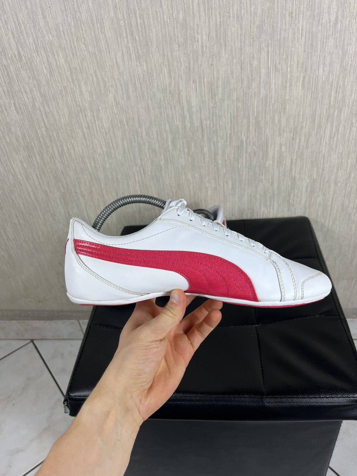 Puma Vintage Puma speed cat y2k sneakers shiny brocade pink shoes Size US 9.5 / IT 39.5 - 17 Thumbnail