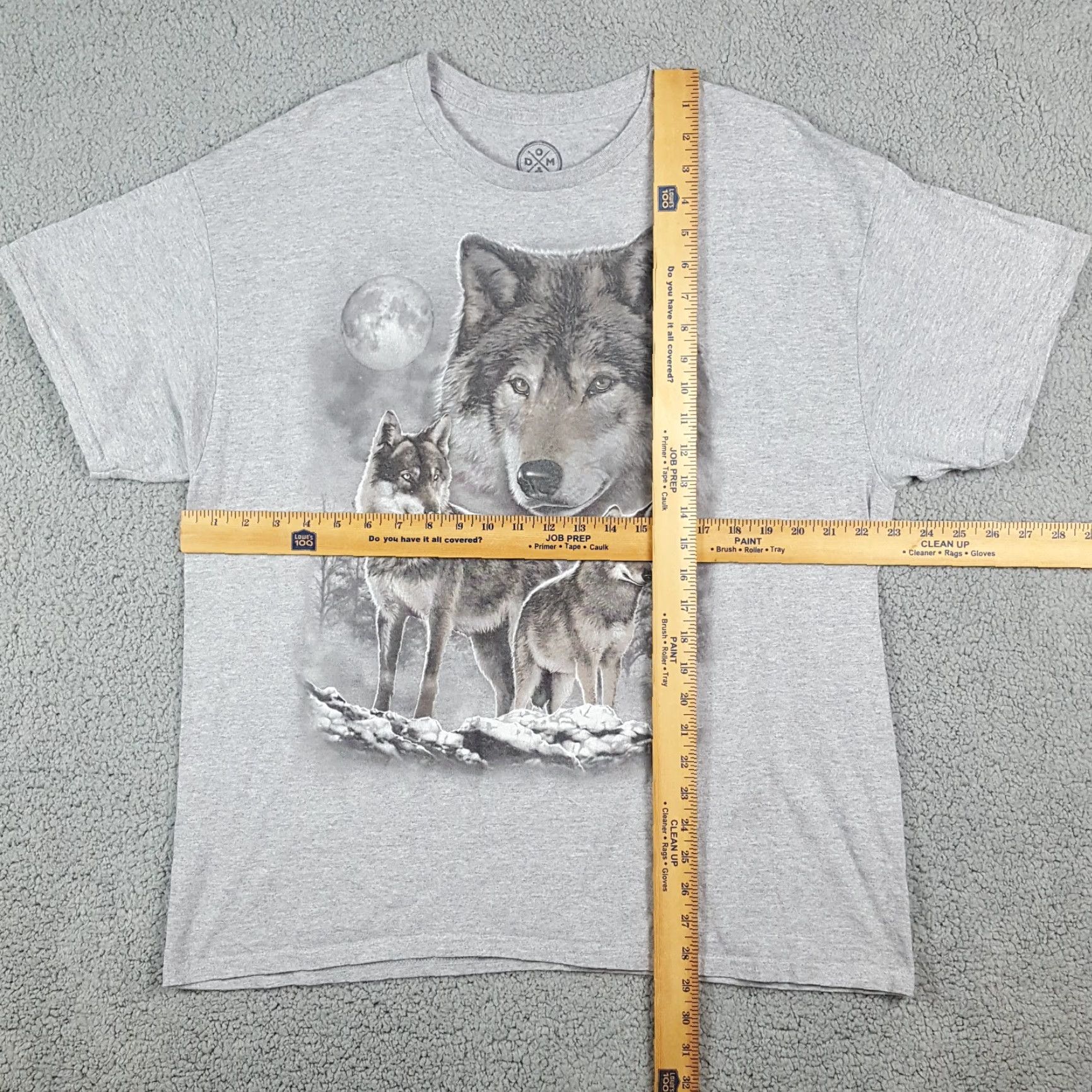 Vintage VINTAGE ODM Winter Moon Wolf T-Shirt Mens XL Gray Cotton Embroidered Logo 00s Y2K Animal Nature Dogs Retro Vintage Shirt Mens XL Gray Size US XL / EU 56 / 4 - 7 Thumbnail