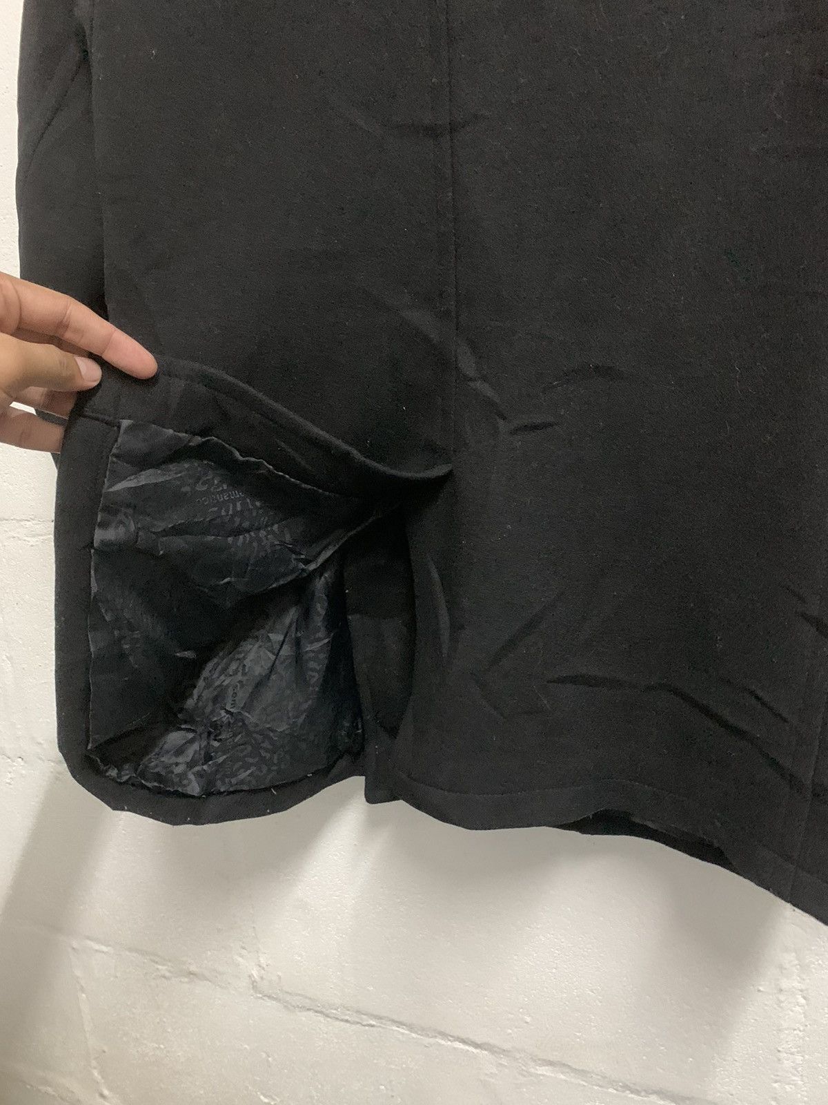 Japanese Brand Vintage Roen X Semantic Design Wool Coat Double Breasted Size US XL / EU 56 / 4 - 15 Thumbnail