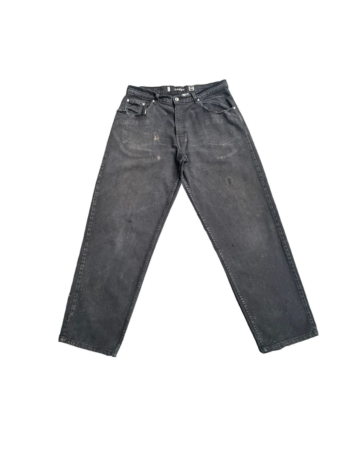 Image of Distressed Denim x Levis Vintage 90’S Levis Silvertab Distresed Denim in Black, Men's (Size 36)