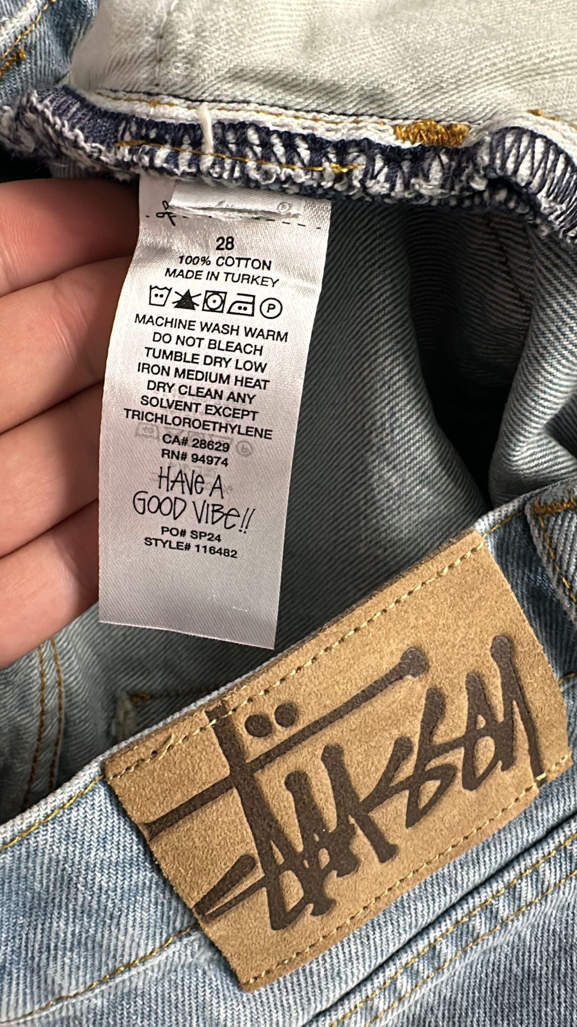 Stussy Stussy Big Ol Jean Blue Size 28 Size US 28 / EU 44 - 6 Thumbnail