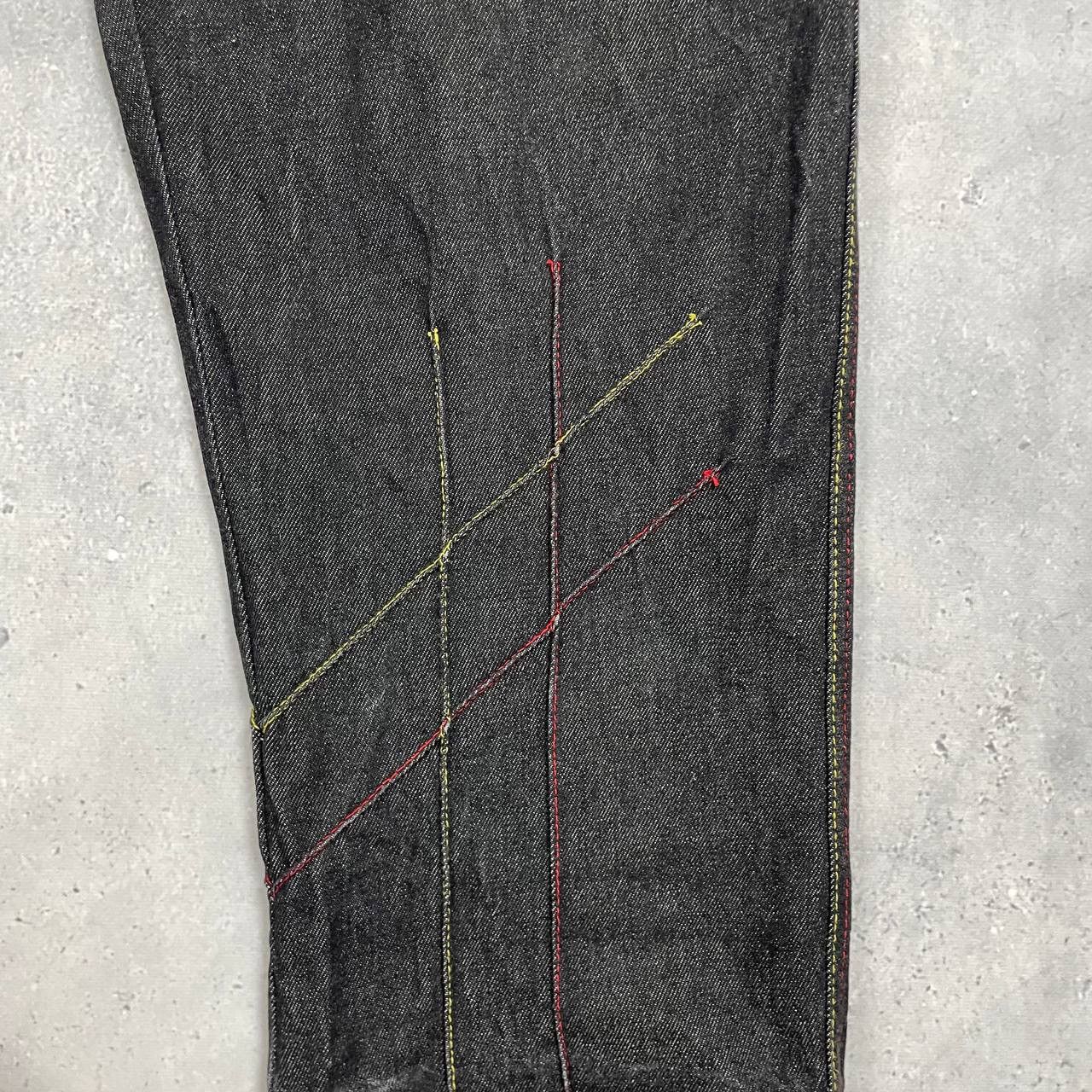 Japanese Brand × Vintage Vintage 2000s Raw Blue Rap Hip Hop Jeans Gray Size 34 Size US 34 / EU 50 - 18 Thumbnail