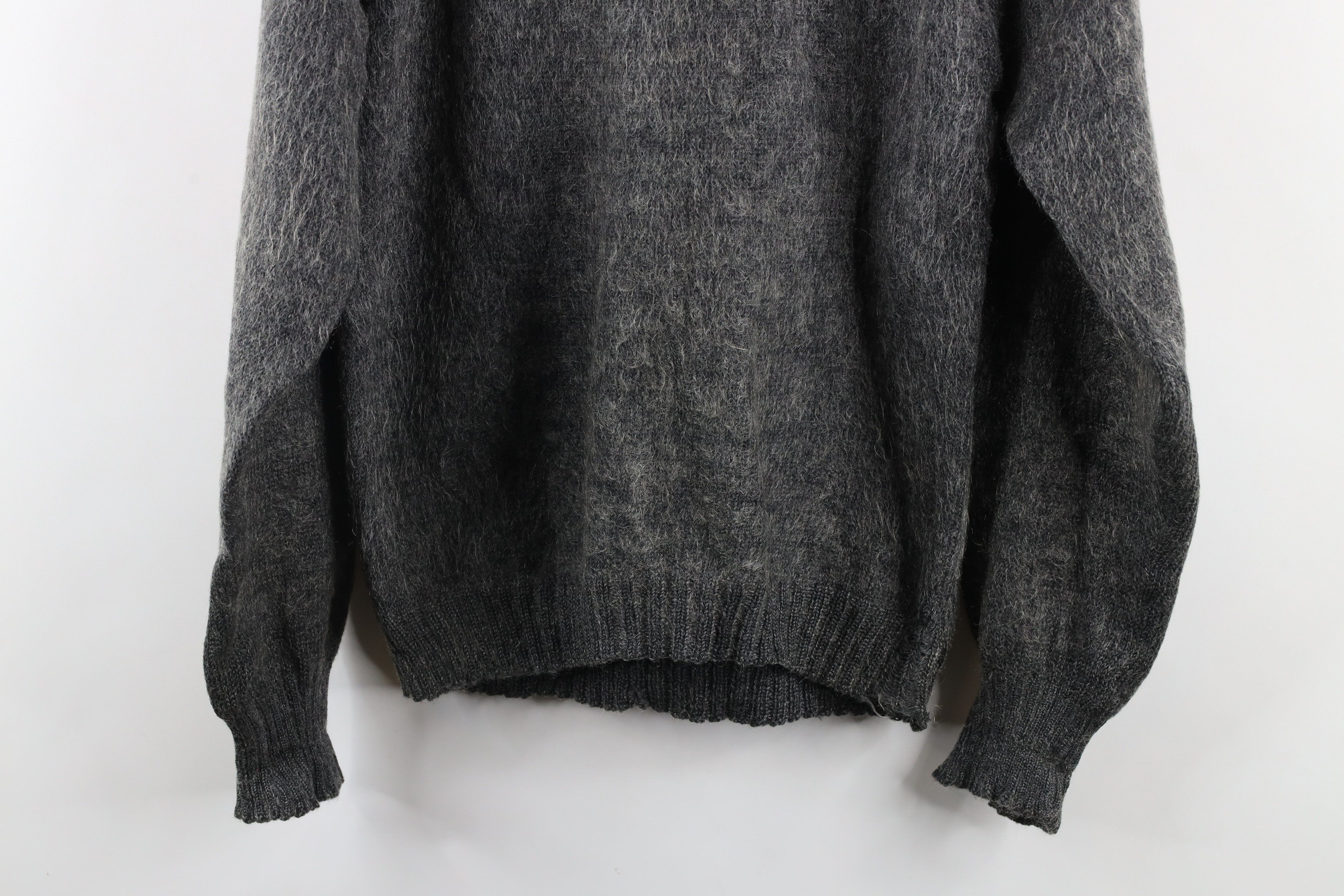 Vintage Vintage 40s 50s Streetwear Wool Shag Knit Sweater Gray Size US S / EU 44-46 / 1 - 15 Thumbnail