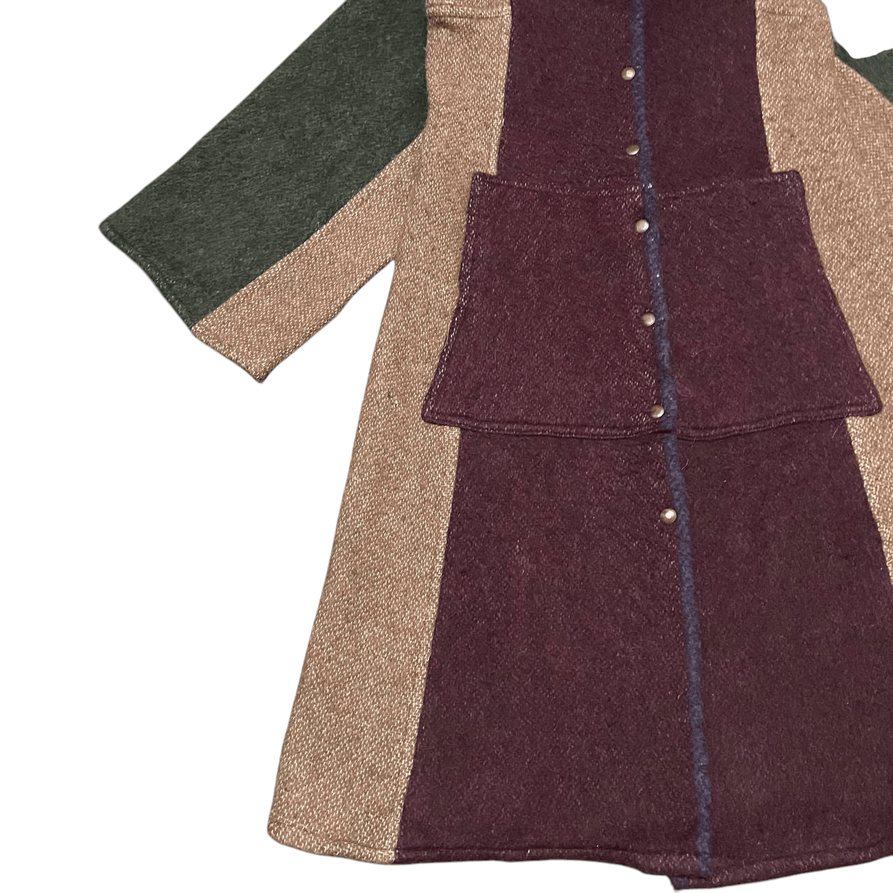 Japanese Brand Vintage Carol Horns Habitat Produce by Hanasaki Wool Coat Size S / US 4 / IT 40 - 3 Thumbnail