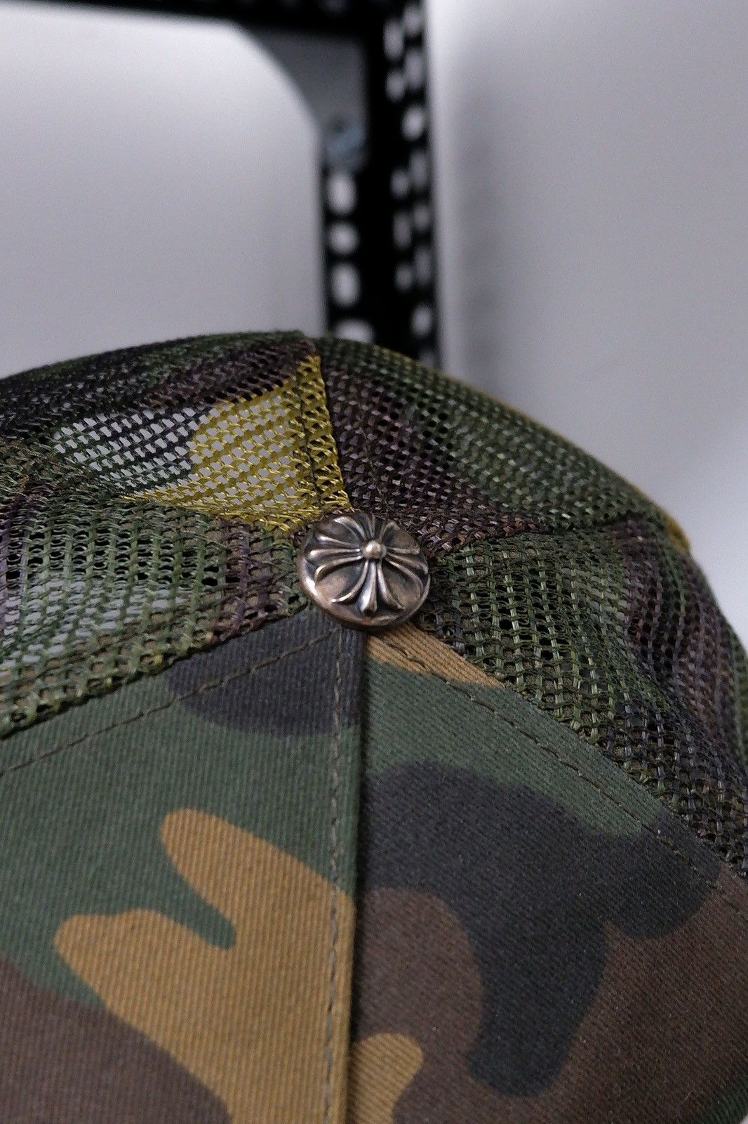 Chrome Hearts Vintage Otto Chrome Hearts Camo Trucker Hat Size ONE SIZE - 4 Thumbnail