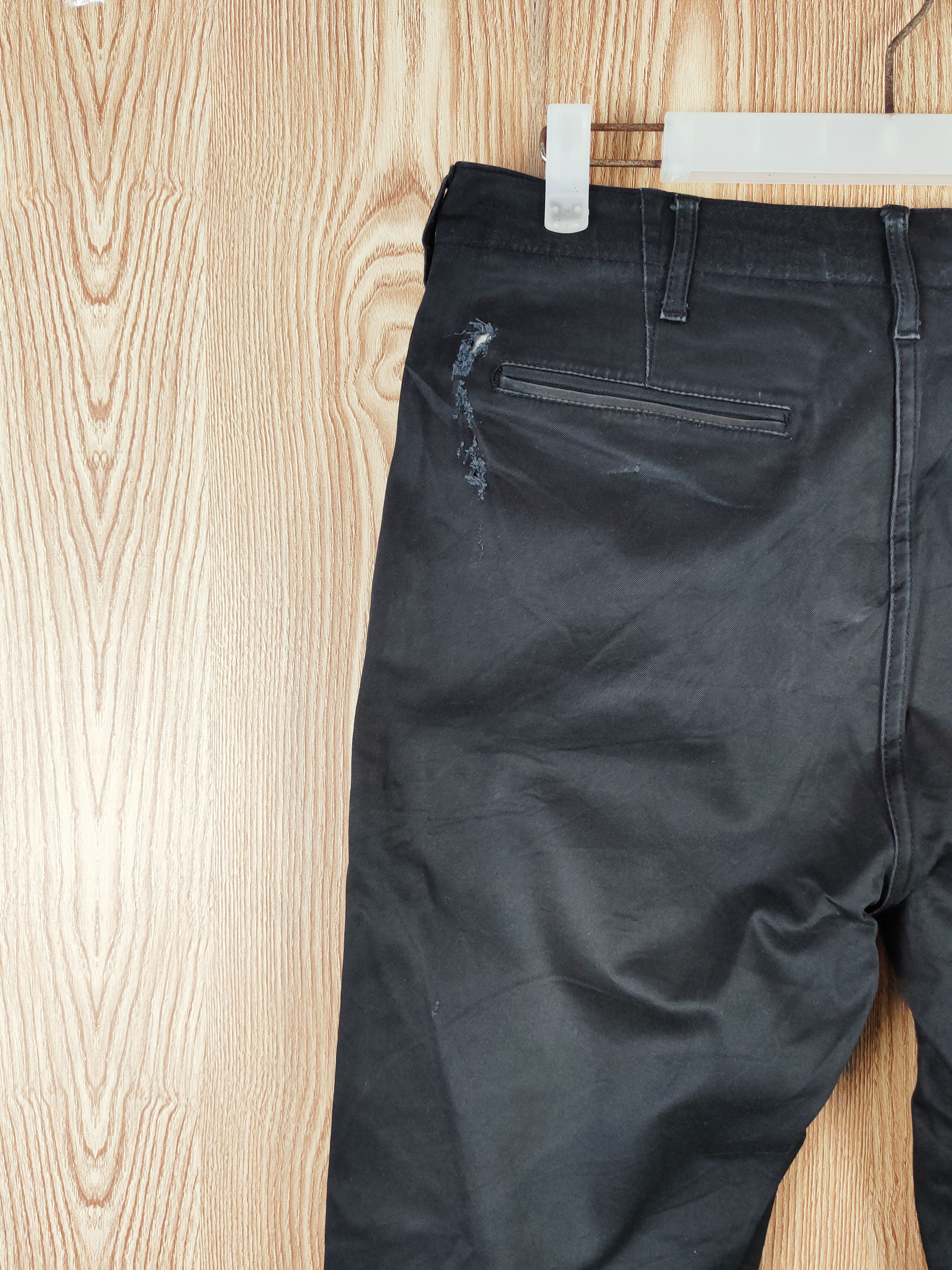 Japanese Brand × Vintage DL Back Number Black faded vintage Casual Pants #S2796 Size US 30 / EU 46 - 9 Thumbnail