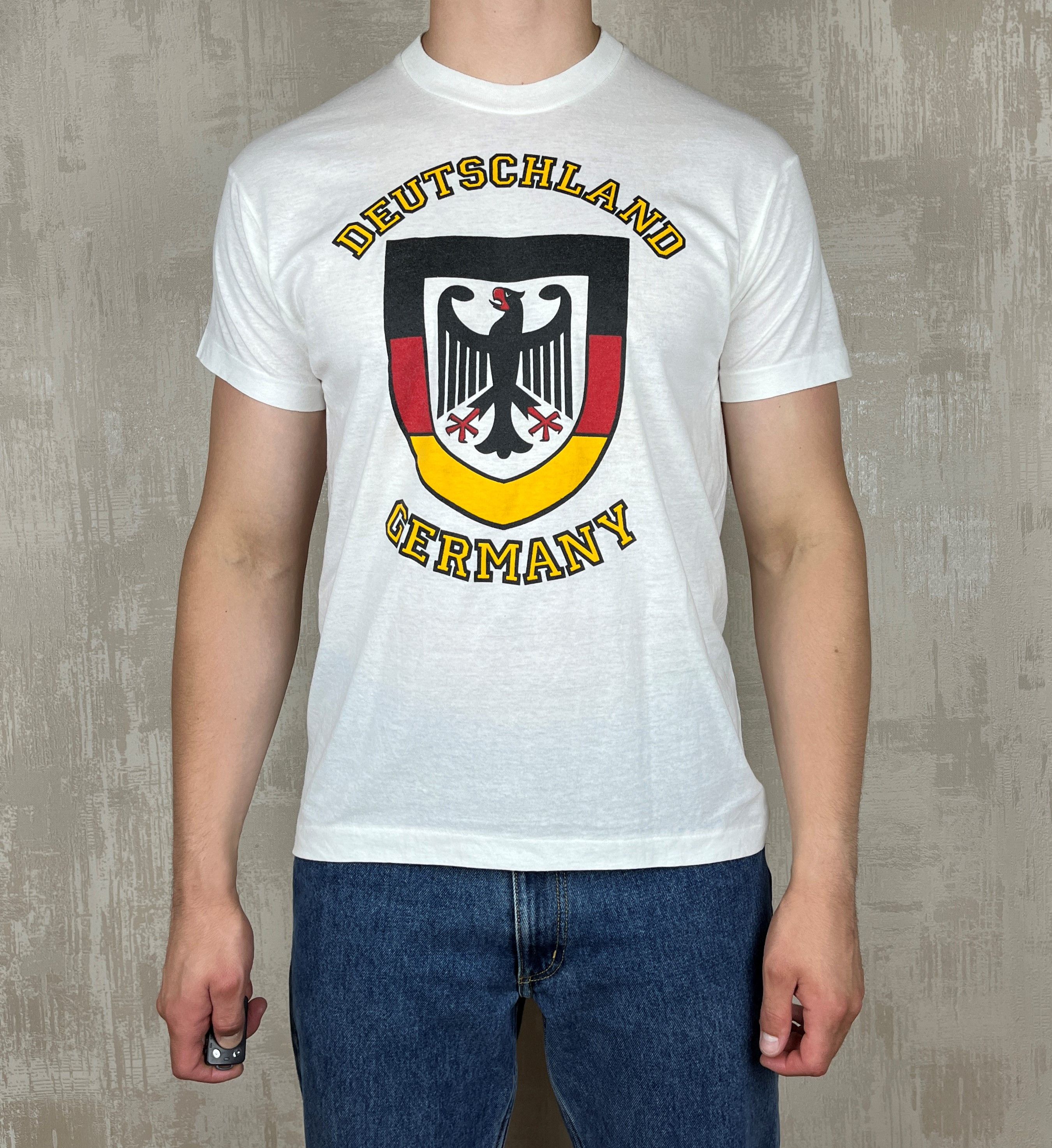 Vintage 80's Germany Deutschland Vintage Screen Stars T-shirt Size US L / EU 52-54 / 3 - 2 Thumbnail
