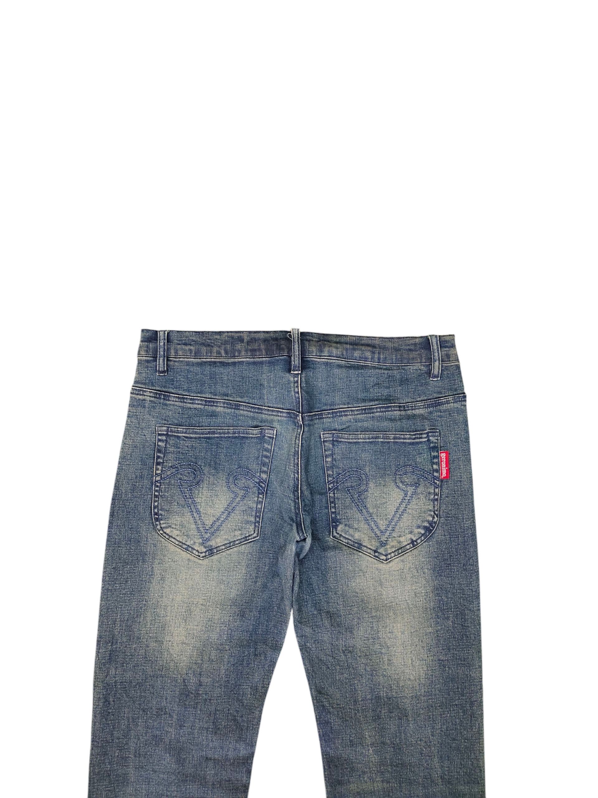 Comme des Garcons × Undercover Geronimo Japan Clawmark Distress Rusty Denim Jeans Size US 30 / EU 46 - 9 Thumbnail