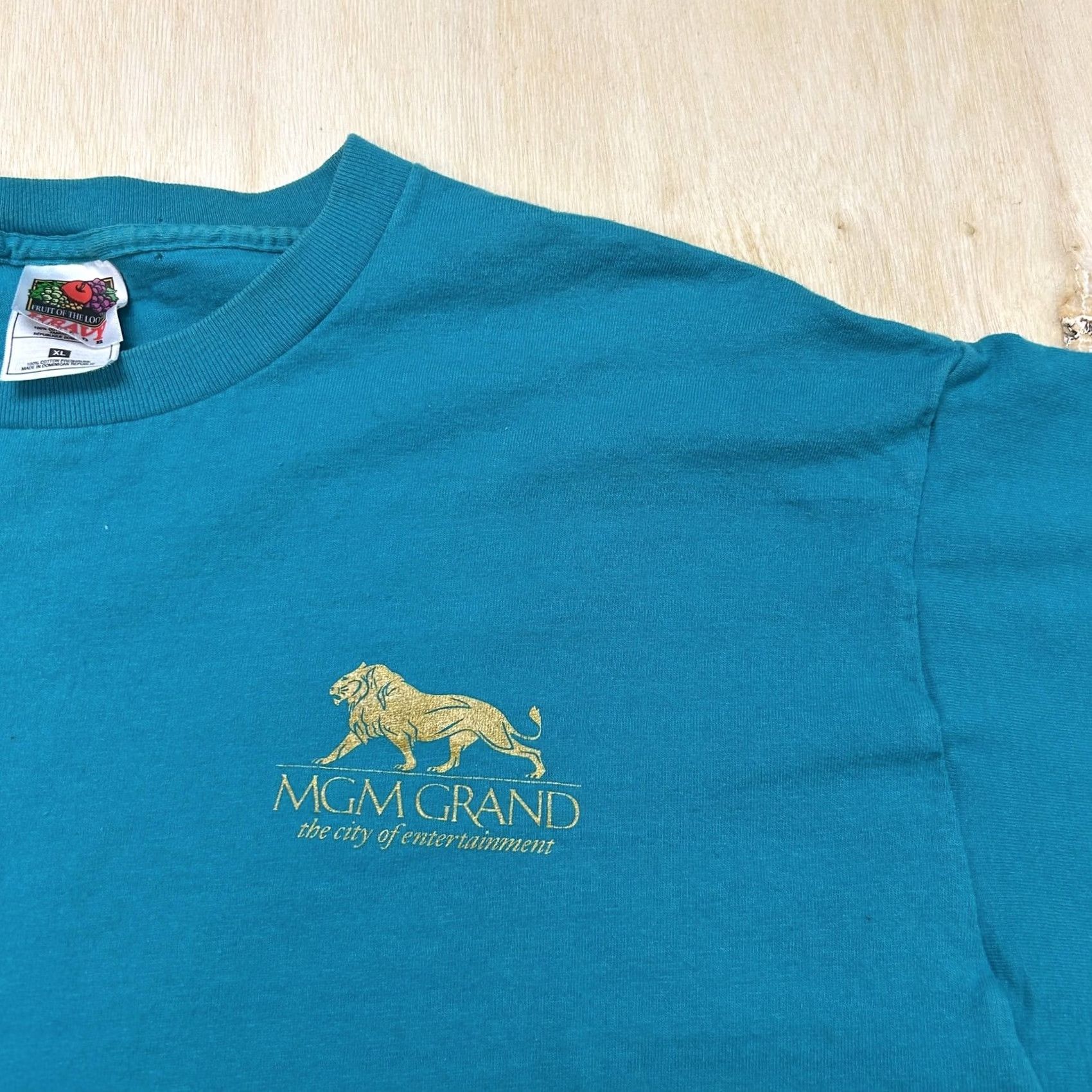 Fruit Of The Loom MGM Grand Las Vegas Shirt Mens XL Blue Casino Tee Fruit Of The Loom Size US XL / EU 56 / 4 - 2 Thumbnail